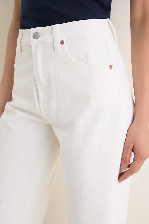 Antique White Kyra High Rise Bowed Ankle sold by Tuckernuck product image thumbnail 5