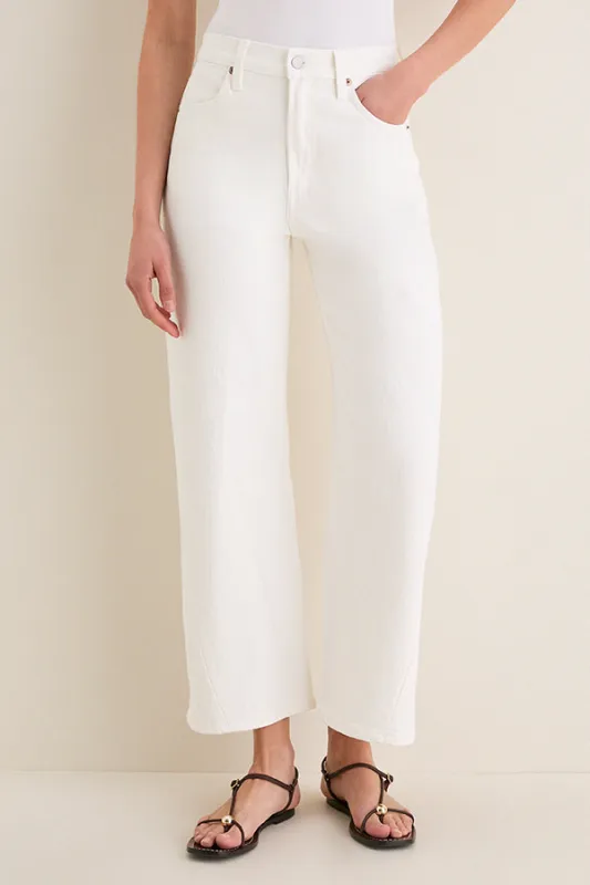 Antique White Kyra High Rise Bowed Ankle made by Pistola