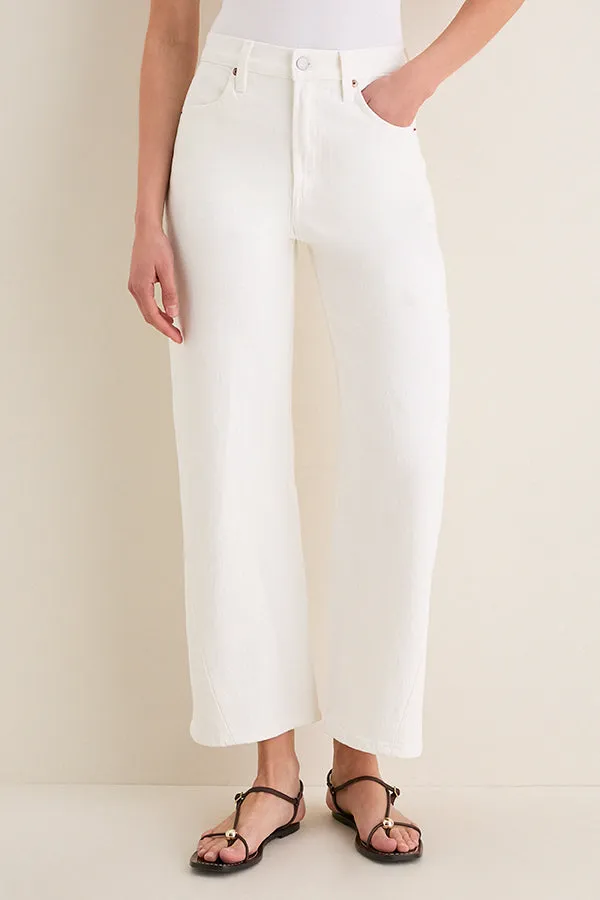 Antique White Kyra High Rise Bowed Ankle sold by Tuckernuck