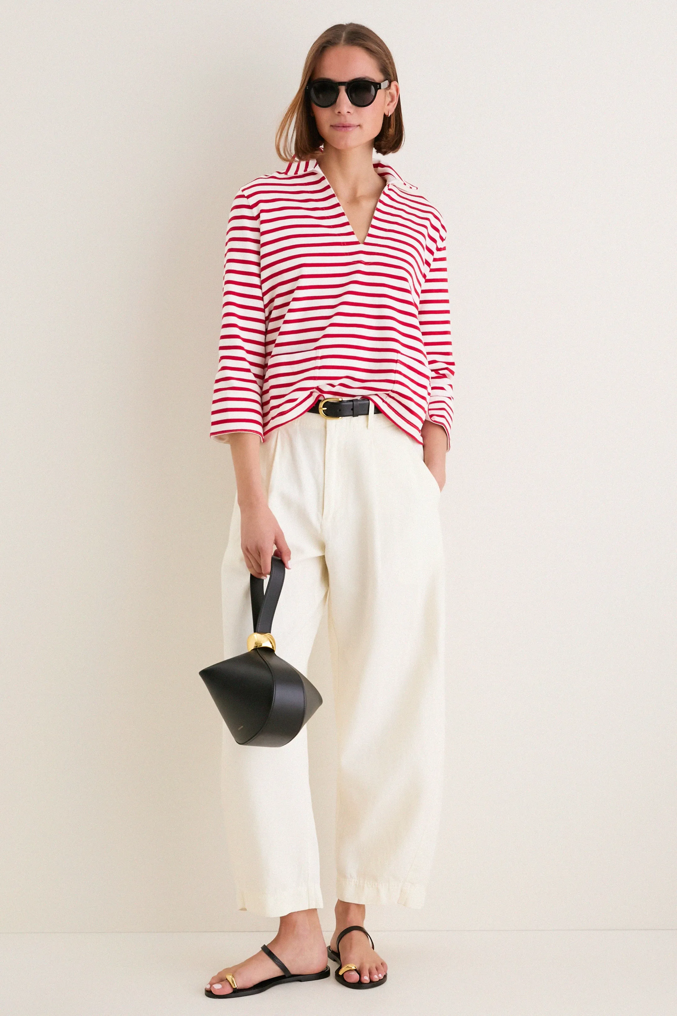 Red and Deckwash White Boating Polo sold by Tuckernuck product image thumbnail 2