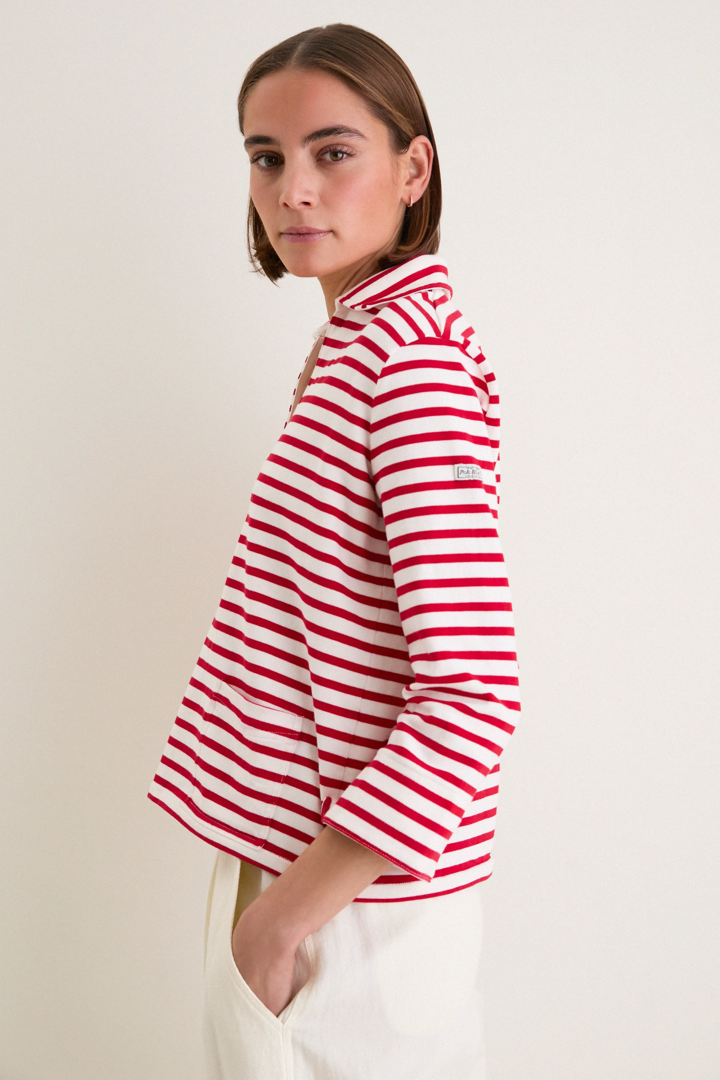 Red and Deckwash White Boating Polo sold by Tuckernuck product image thumbnail 3