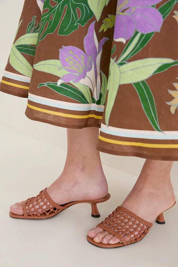 Chestnut Knotted Beep Heels sold by Tuckernuck product image thumbnail 2