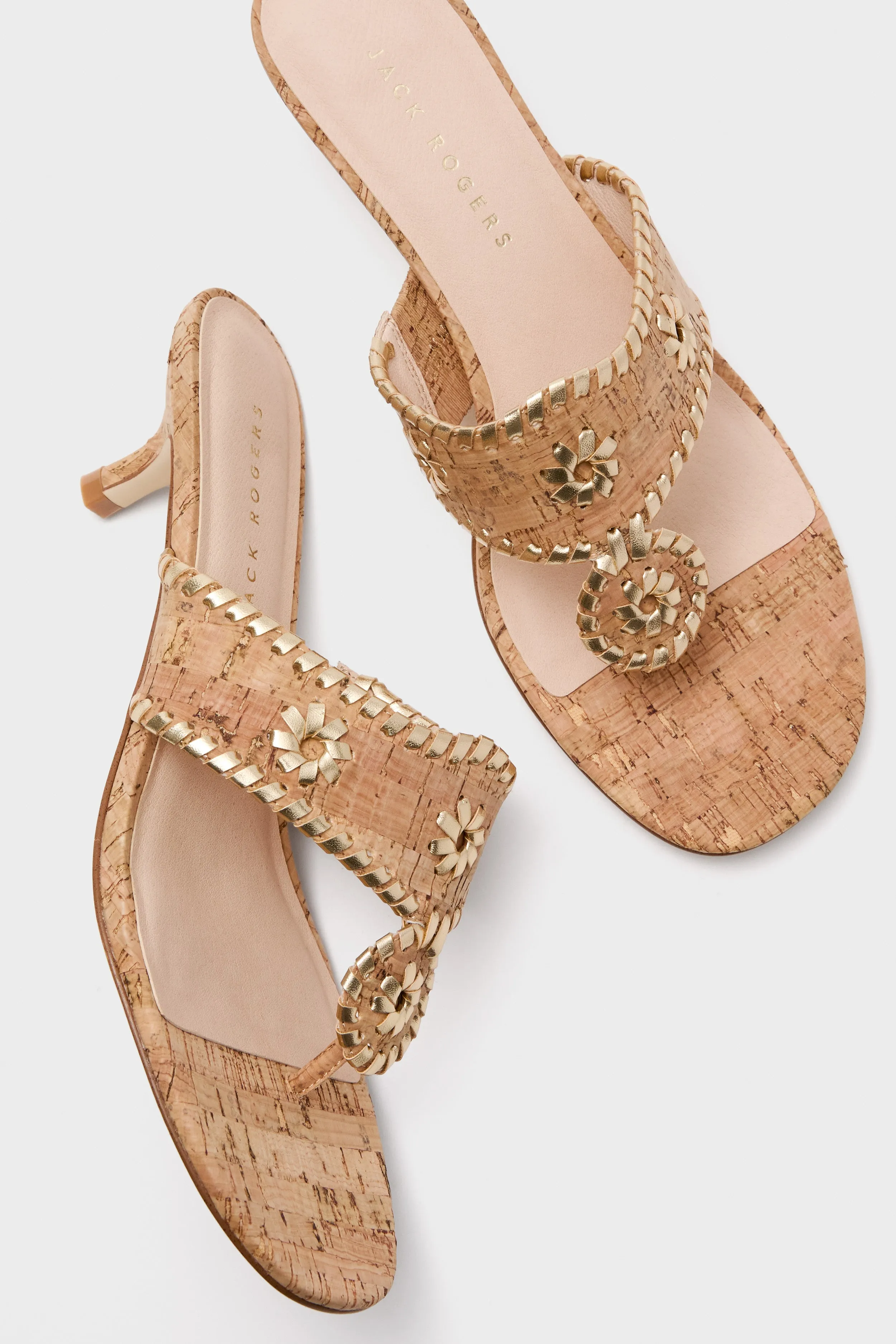 Cork and Gold Jacks Kitten Heels sold by Tuckernuck product image thumbnail 5