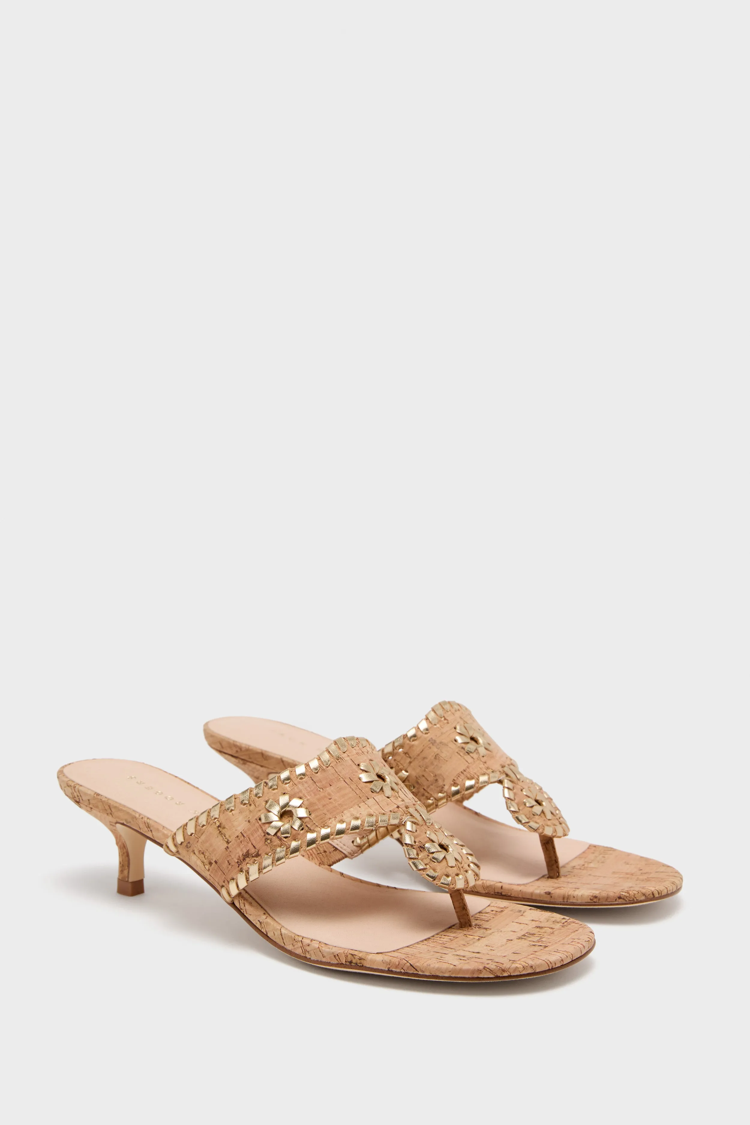 Cork and Gold Jacks Kitten Heels sold by Tuckernuck product image thumbnail 4