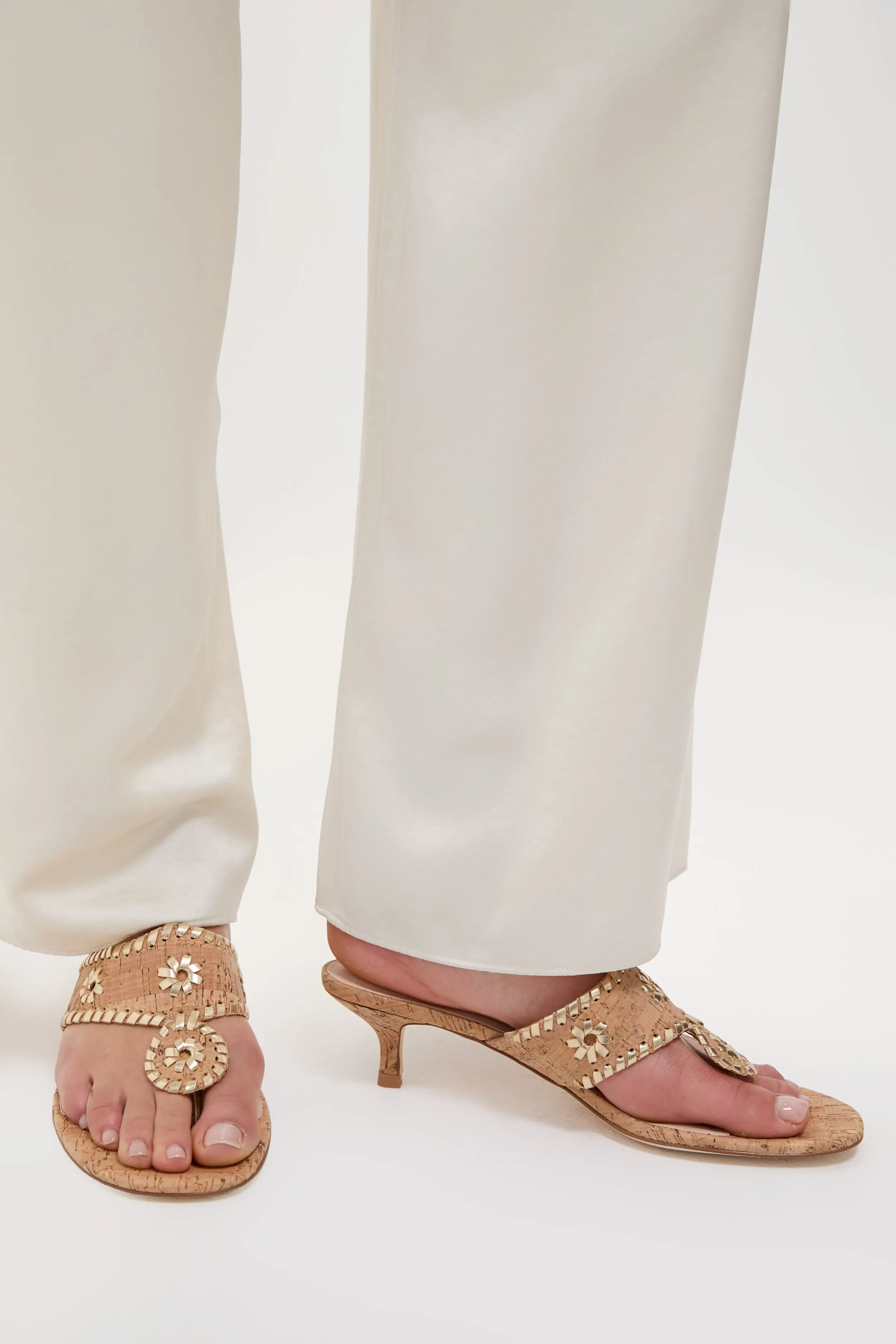 Cork and Gold Jacks Kitten Heels sold by Tuckernuck product image thumbnail 2