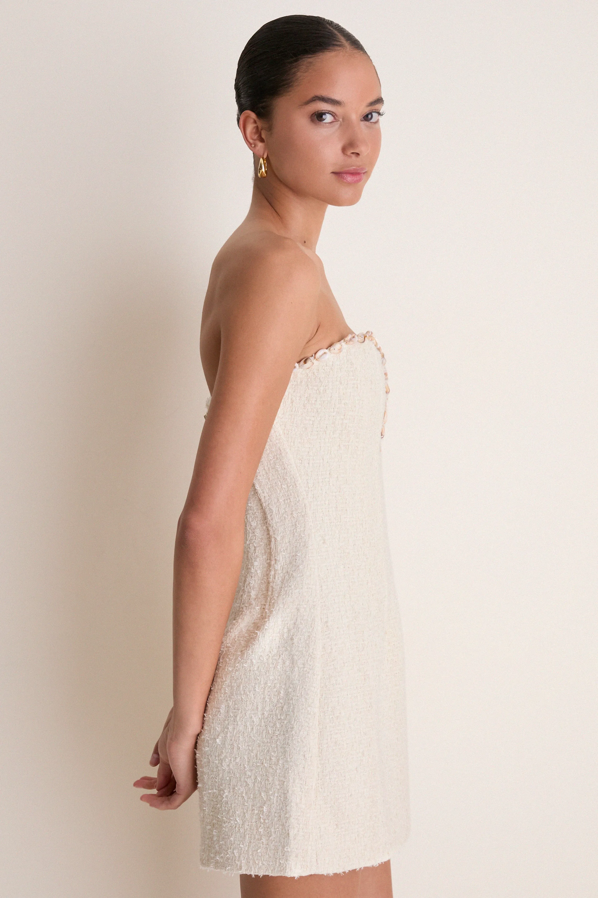 Ecru Rhia Mini Dress sold by Tuckernuck product image thumbnail 4