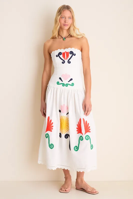 Off White Malla Maxi Dress made by Tuckernuck