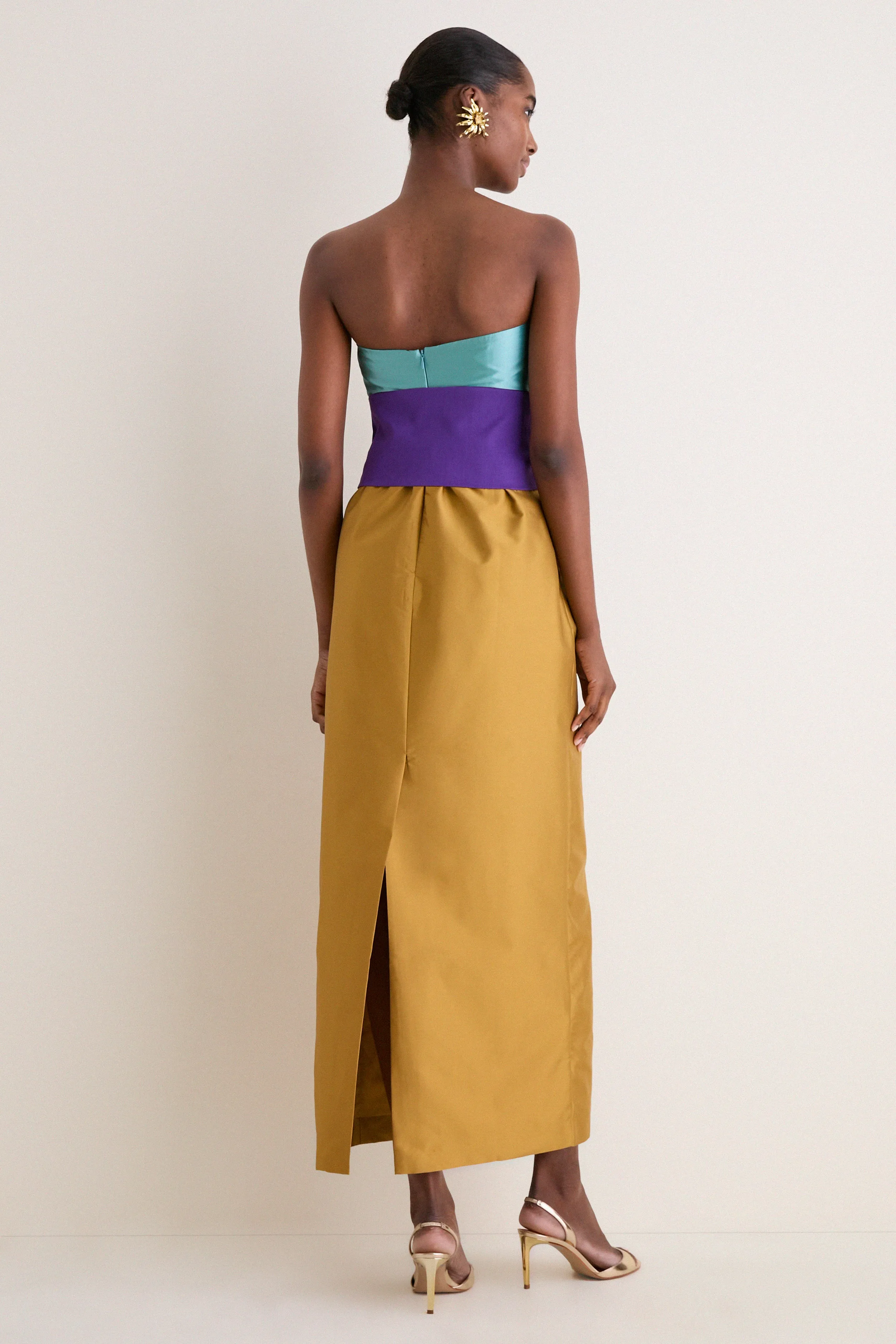 Ochre Structured Maxi Dress sold by Tuckernuck product image thumbnail 4