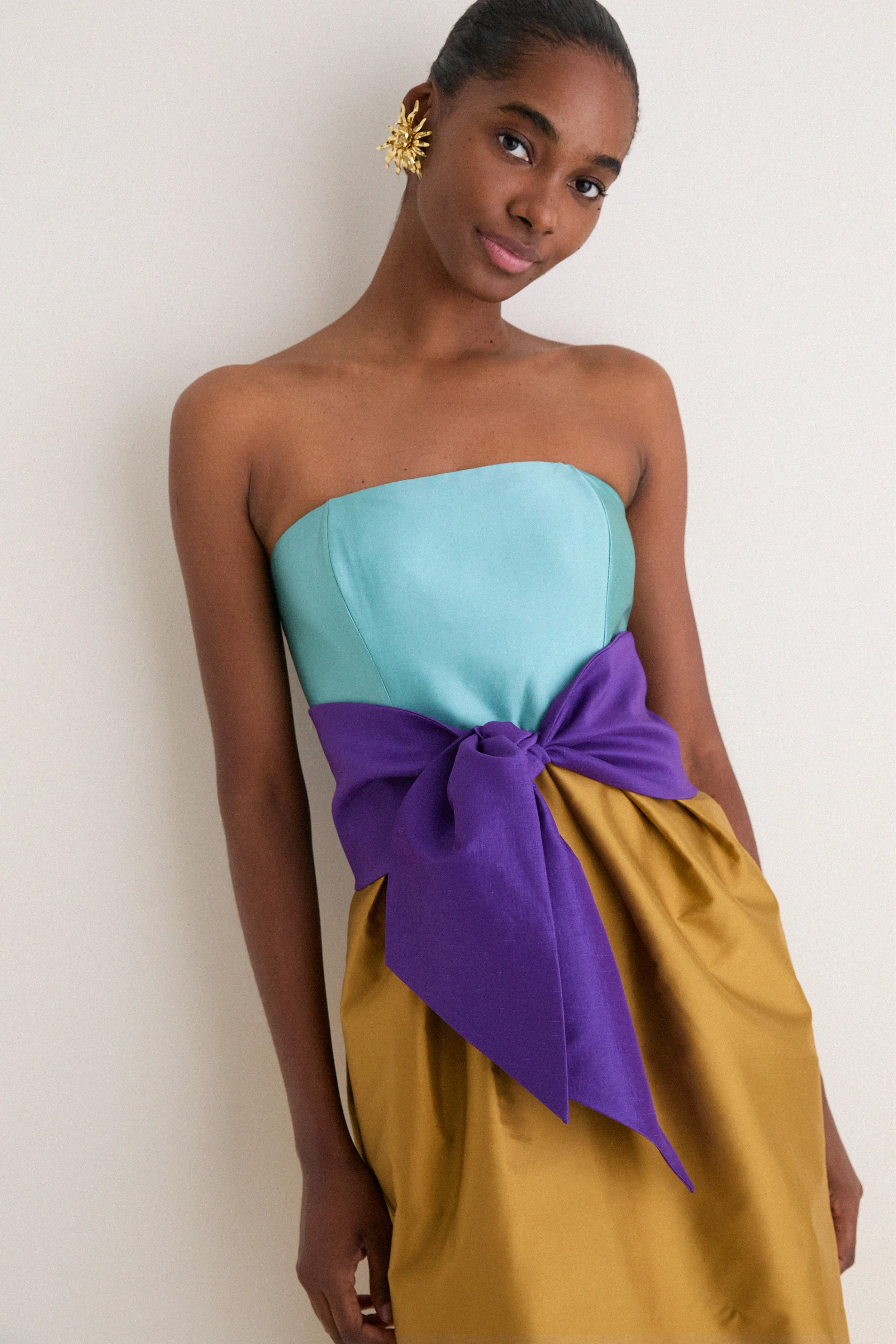 Ochre Structured Maxi Dress sold by Tuckernuck product image thumbnail 5