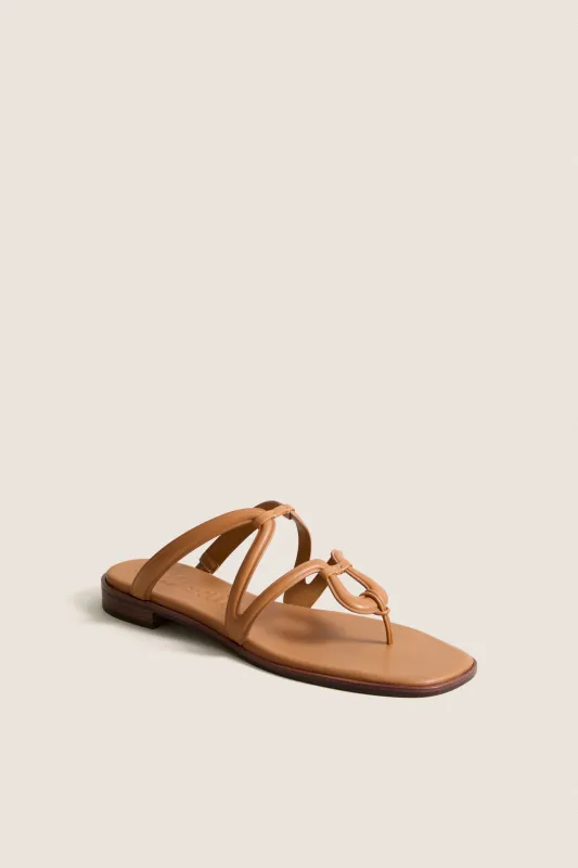 Toasted Caramel Estee Sandal made by Cult Gaia