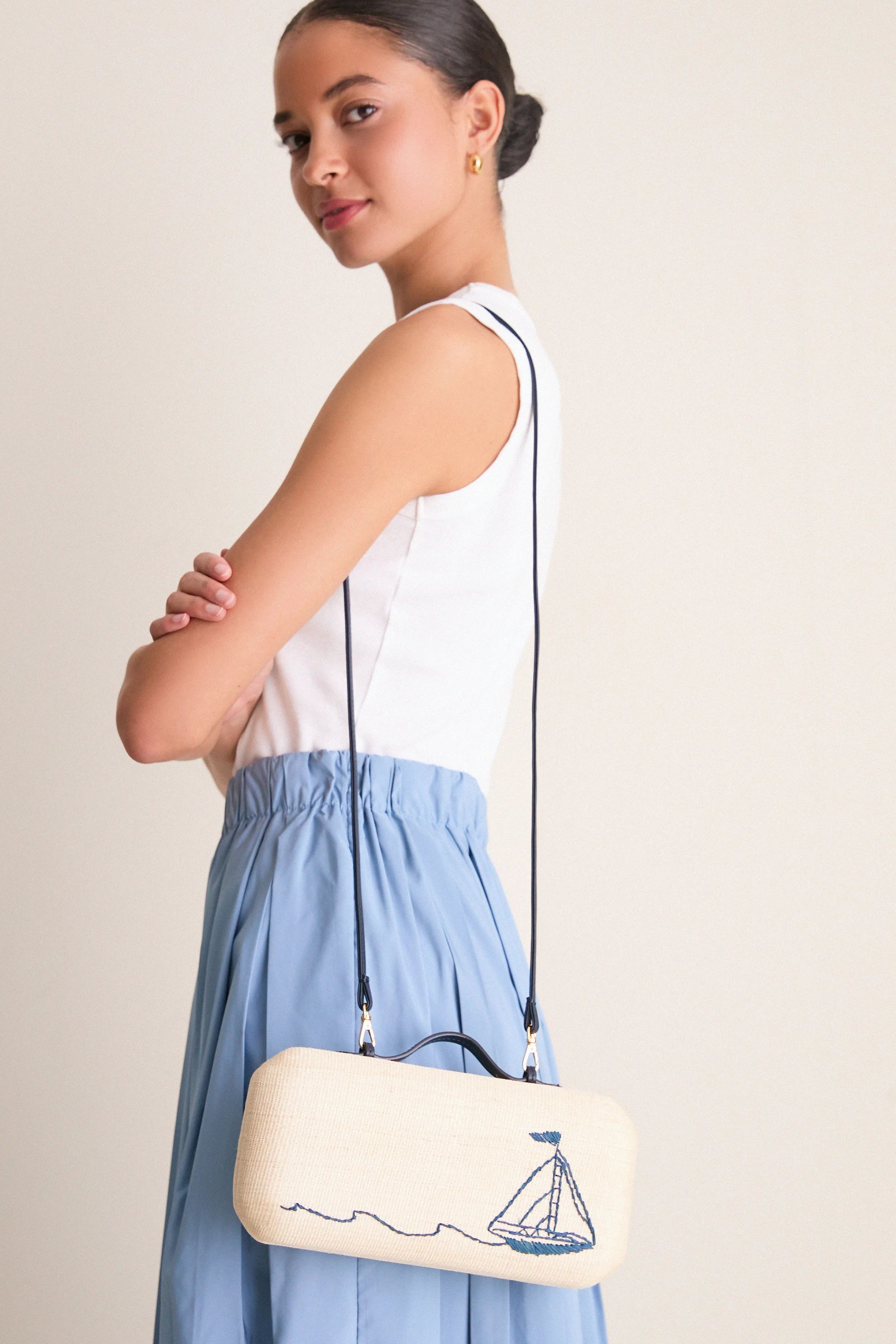 Navy Sail Clutch sold by Tuckernuck product image thumbnail 3