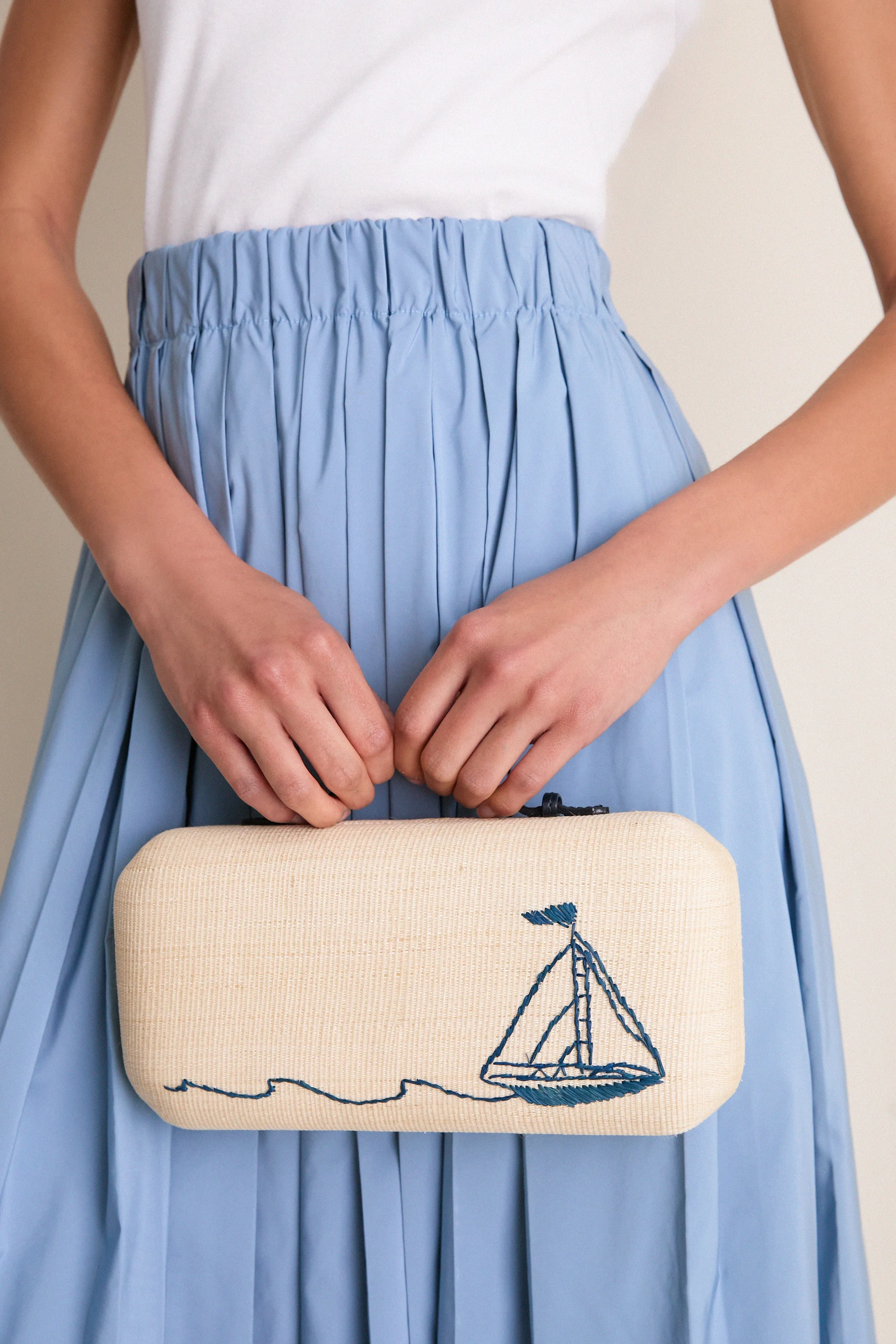 Navy Sail Clutch sold by Tuckernuck product image thumbnail 2