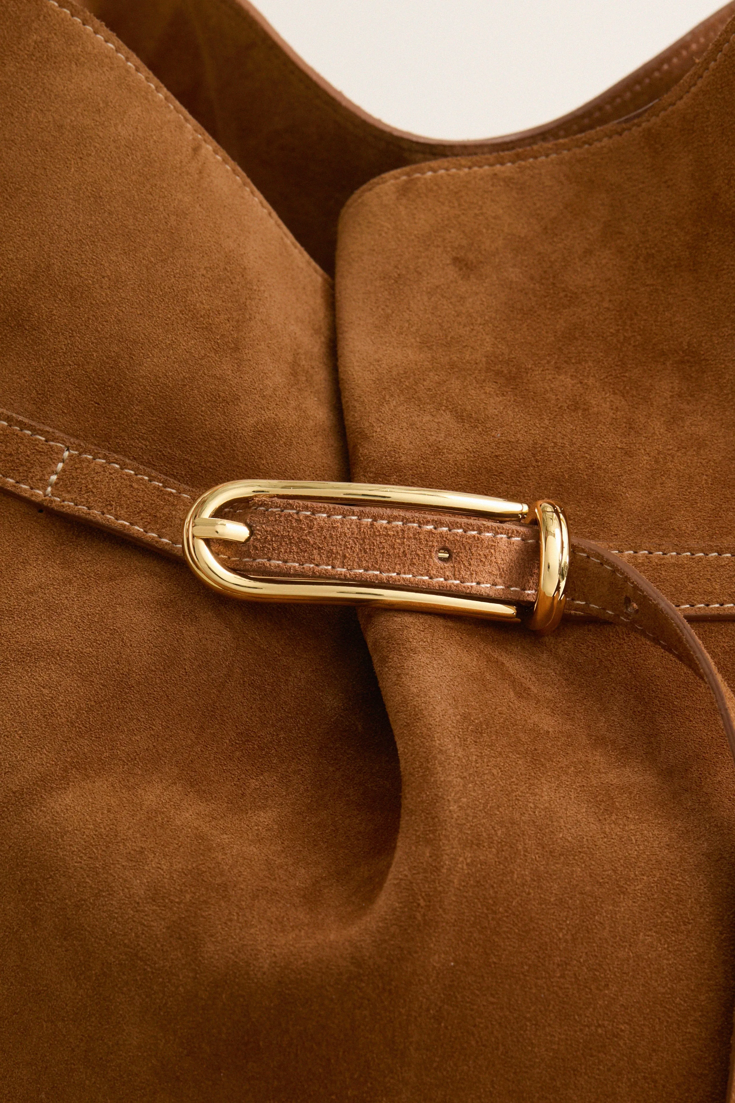Saddle Brown Large Belted Buckle Bag sold by Tuckernuck product image thumbnail 5