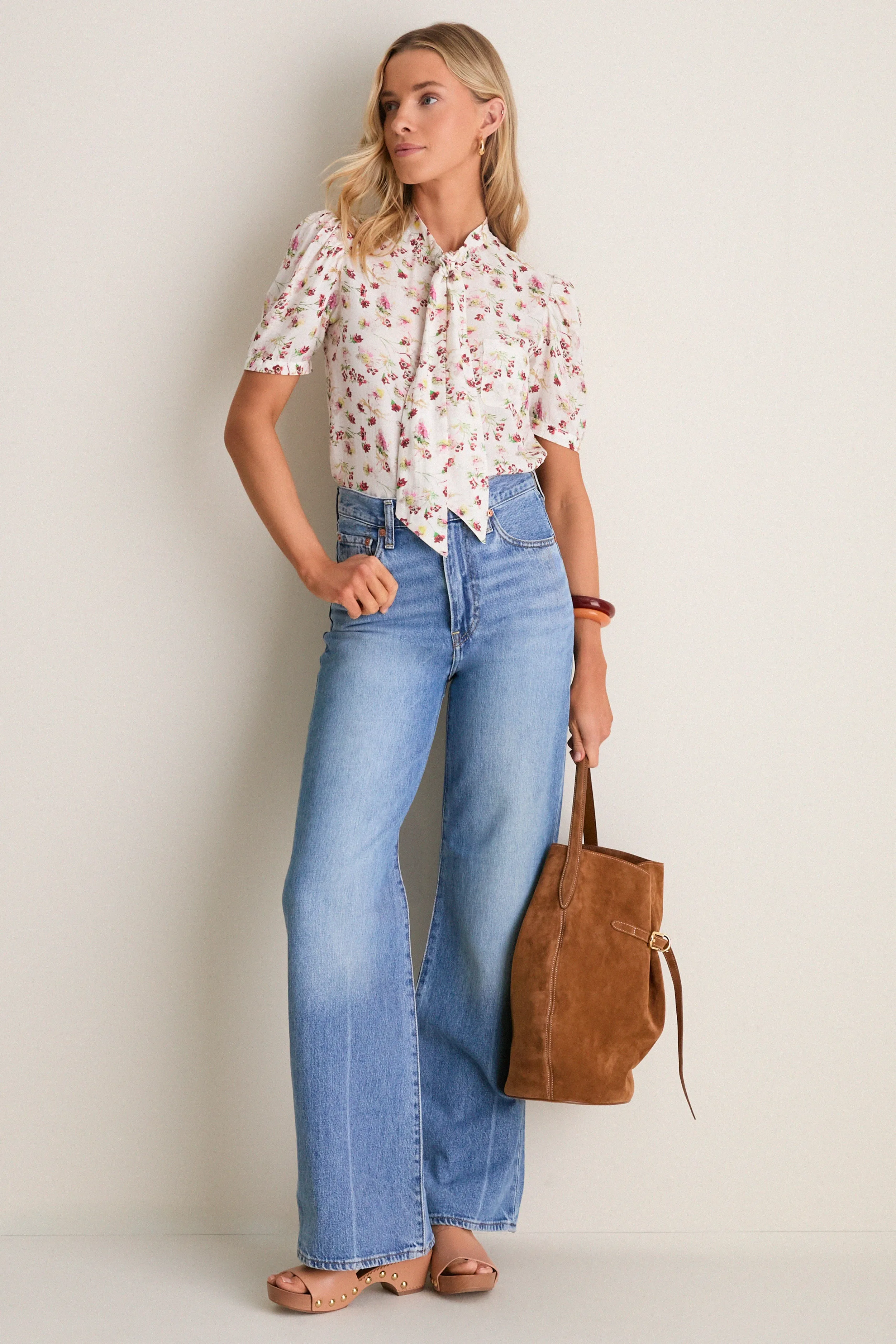 Saddle Brown Large Belted Buckle Bag sold by Tuckernuck product image thumbnail 3