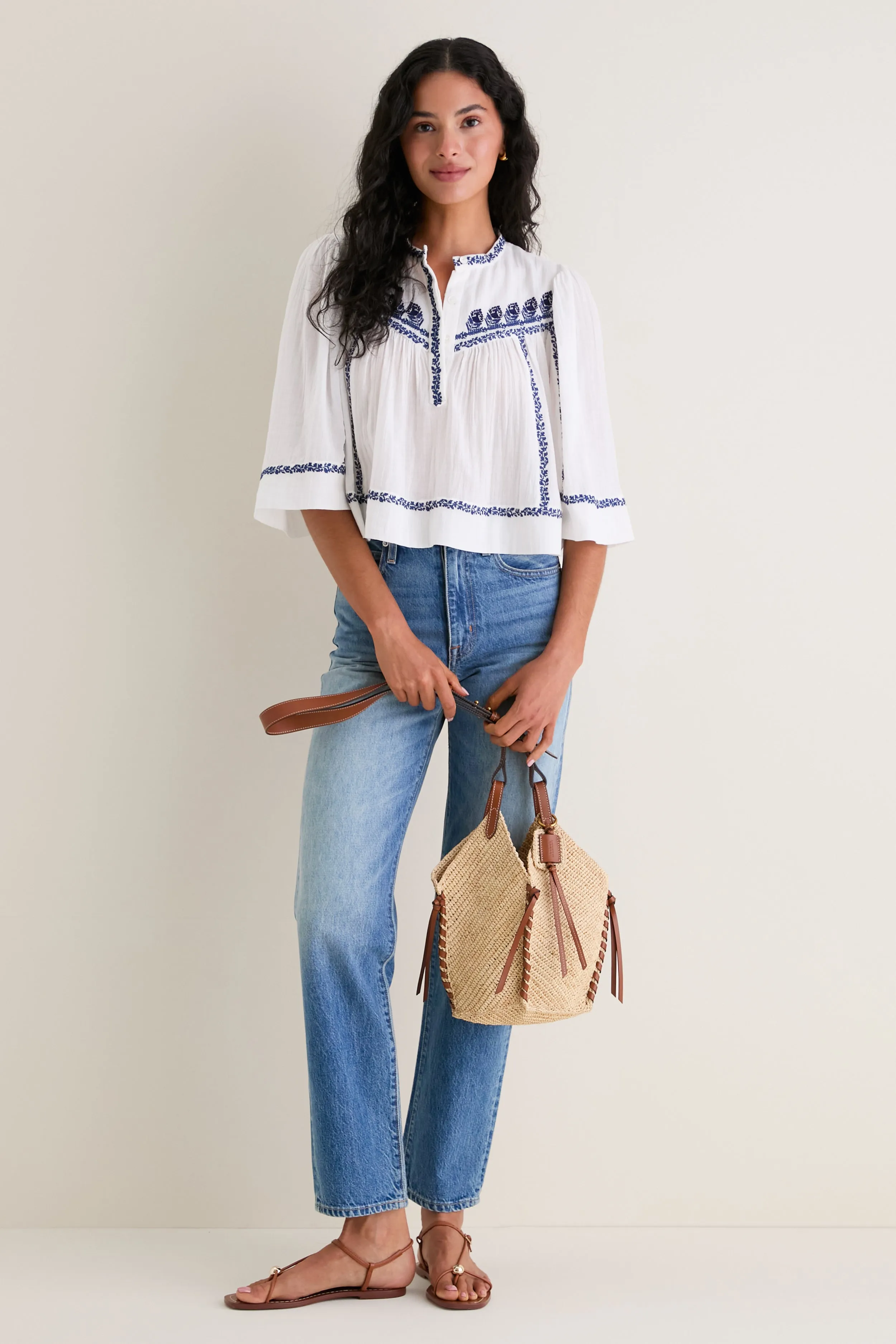 Natural and Cognac Tampa Mini Bag sold by Tuckernuck product image thumbnail 4