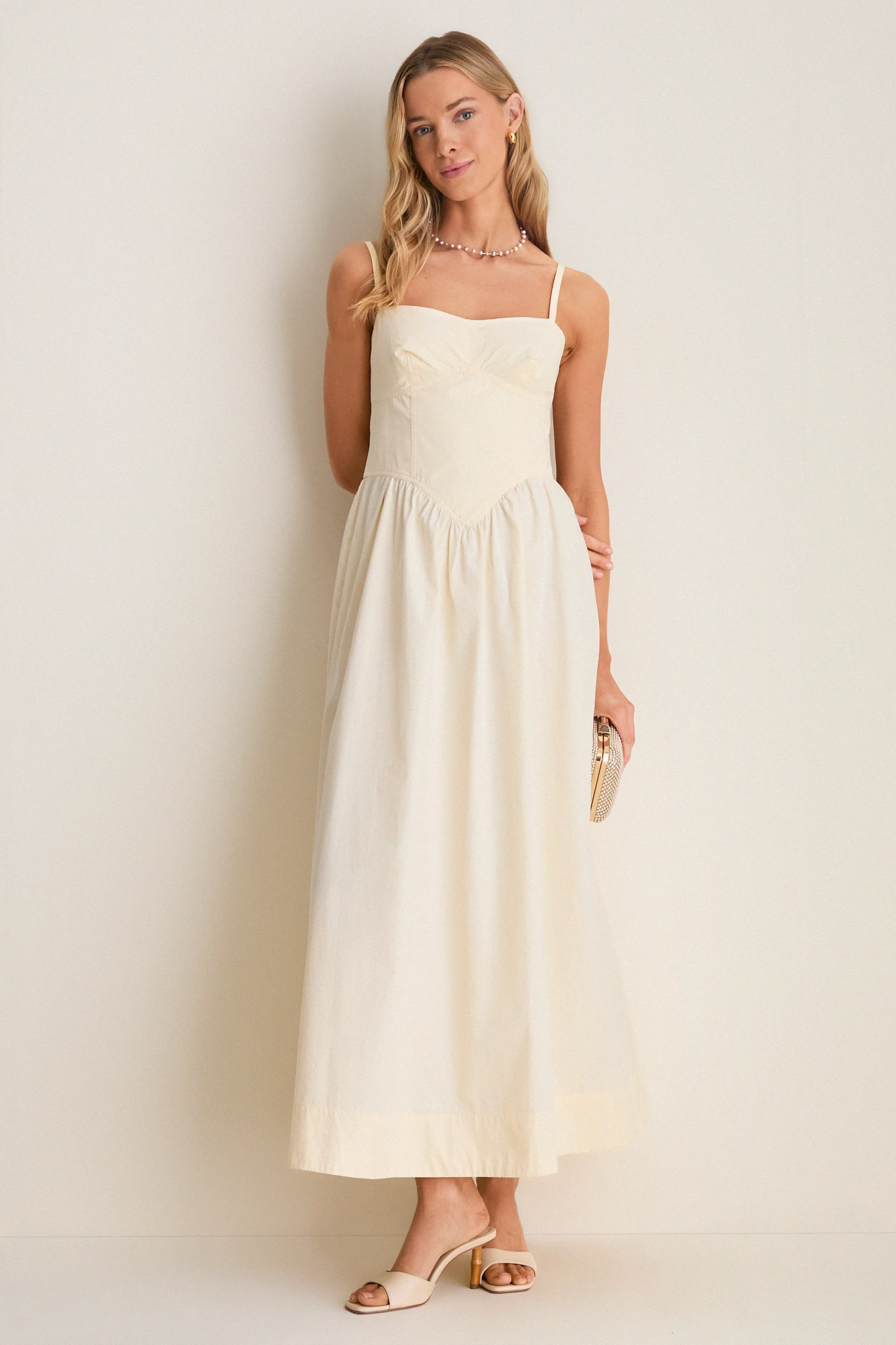 Pink Pearl Golden Rod Necklace sold by Tuckernuck product image thumbnail 3