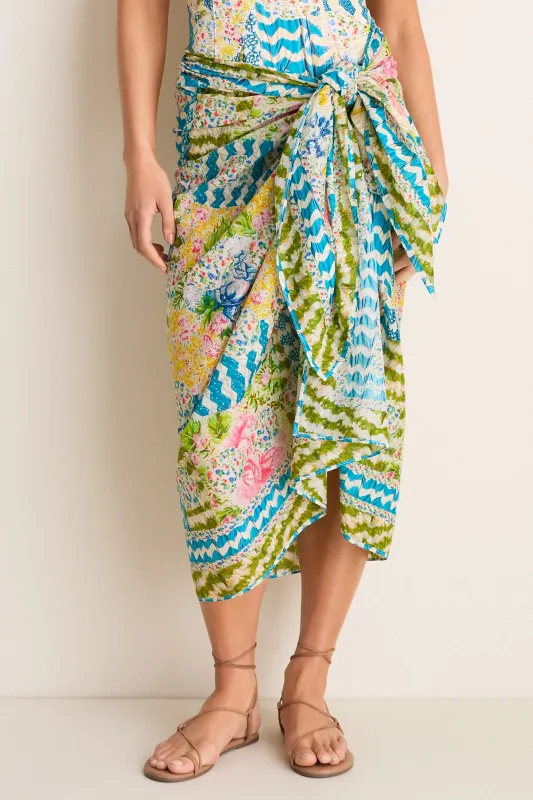 Morning Glory Sarong made by Hunter Bell NYC