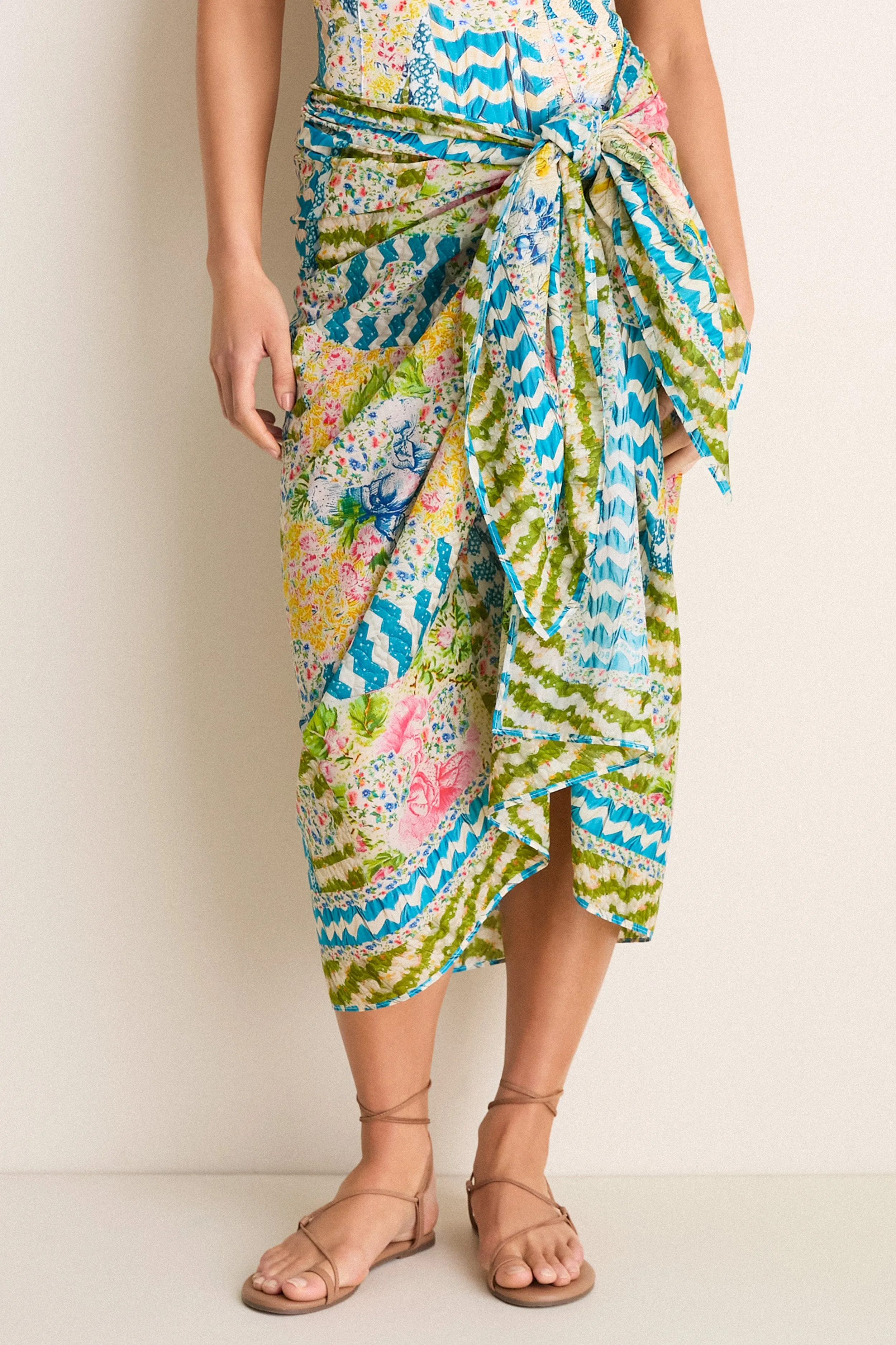 Morning Glory Sarong sold by Tuckernuck