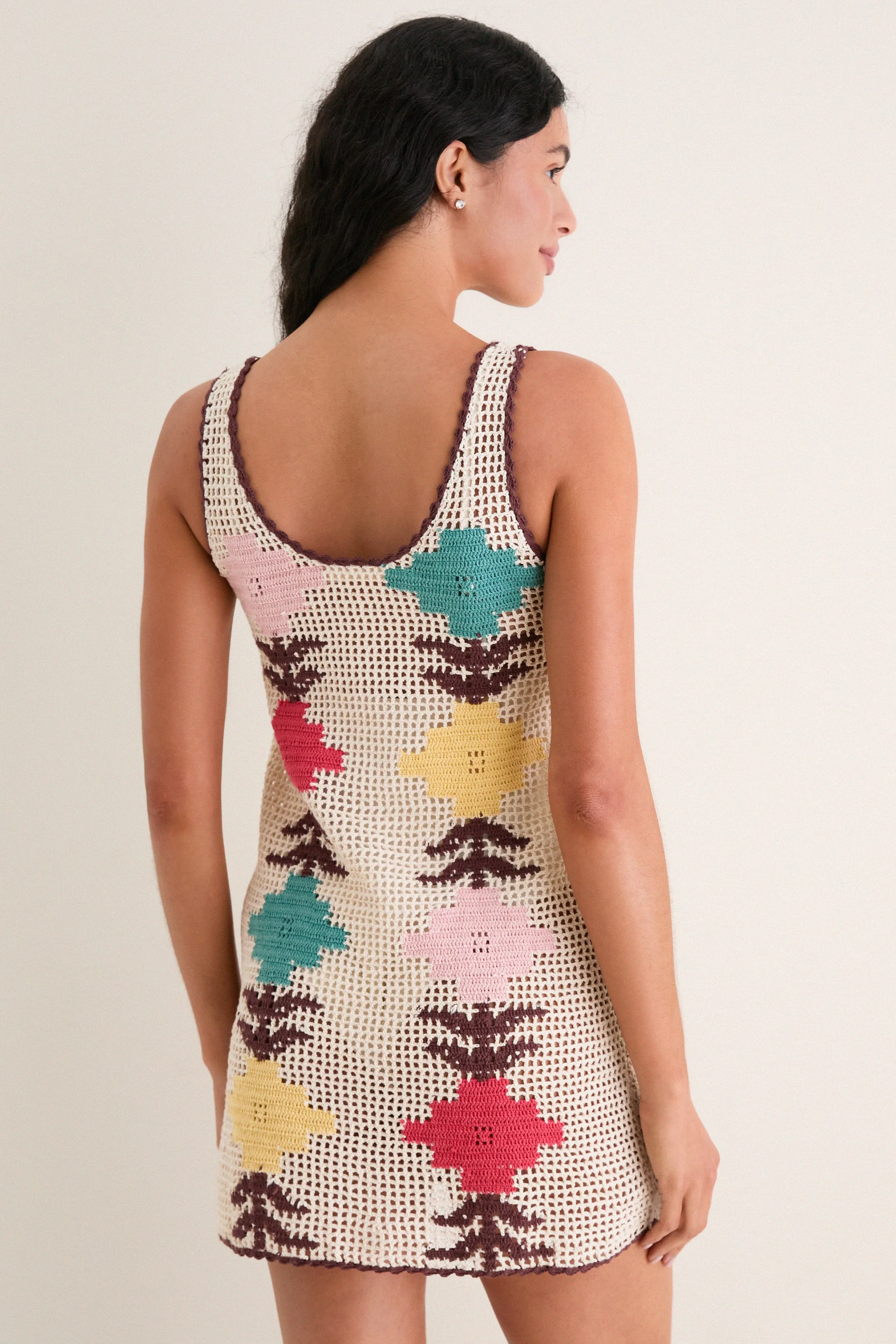 Off White Tyler Daisy Chain Dress sold by Tuckernuck product image thumbnail 4
