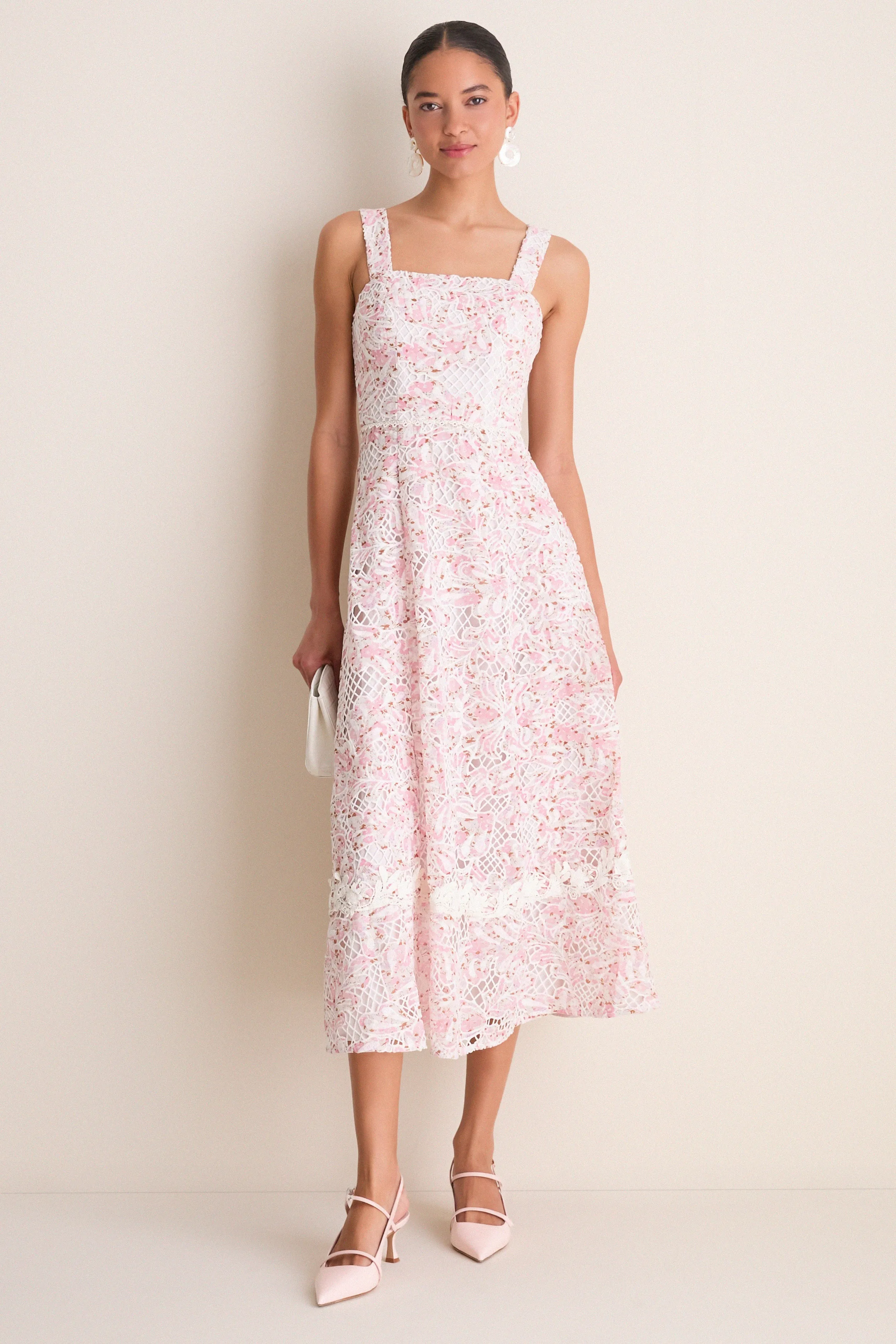Pink Multi Valencia Midi Dress sold by Tuckernuck product image thumbnail 2