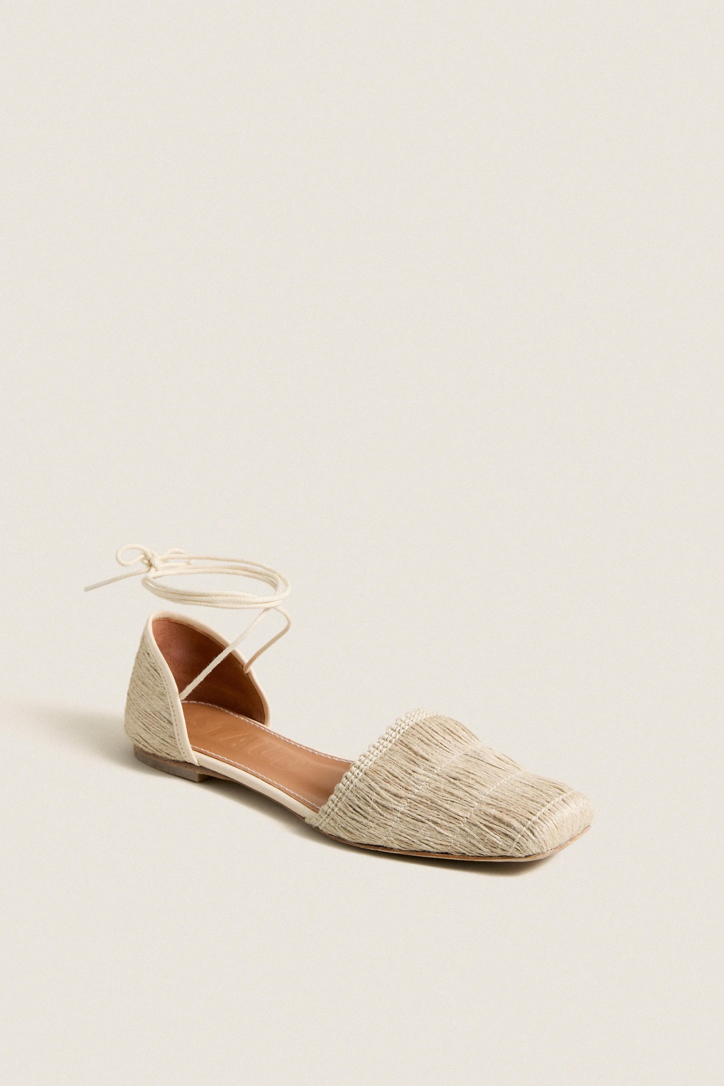 Natural Willa Flat sold by Tuckernuck