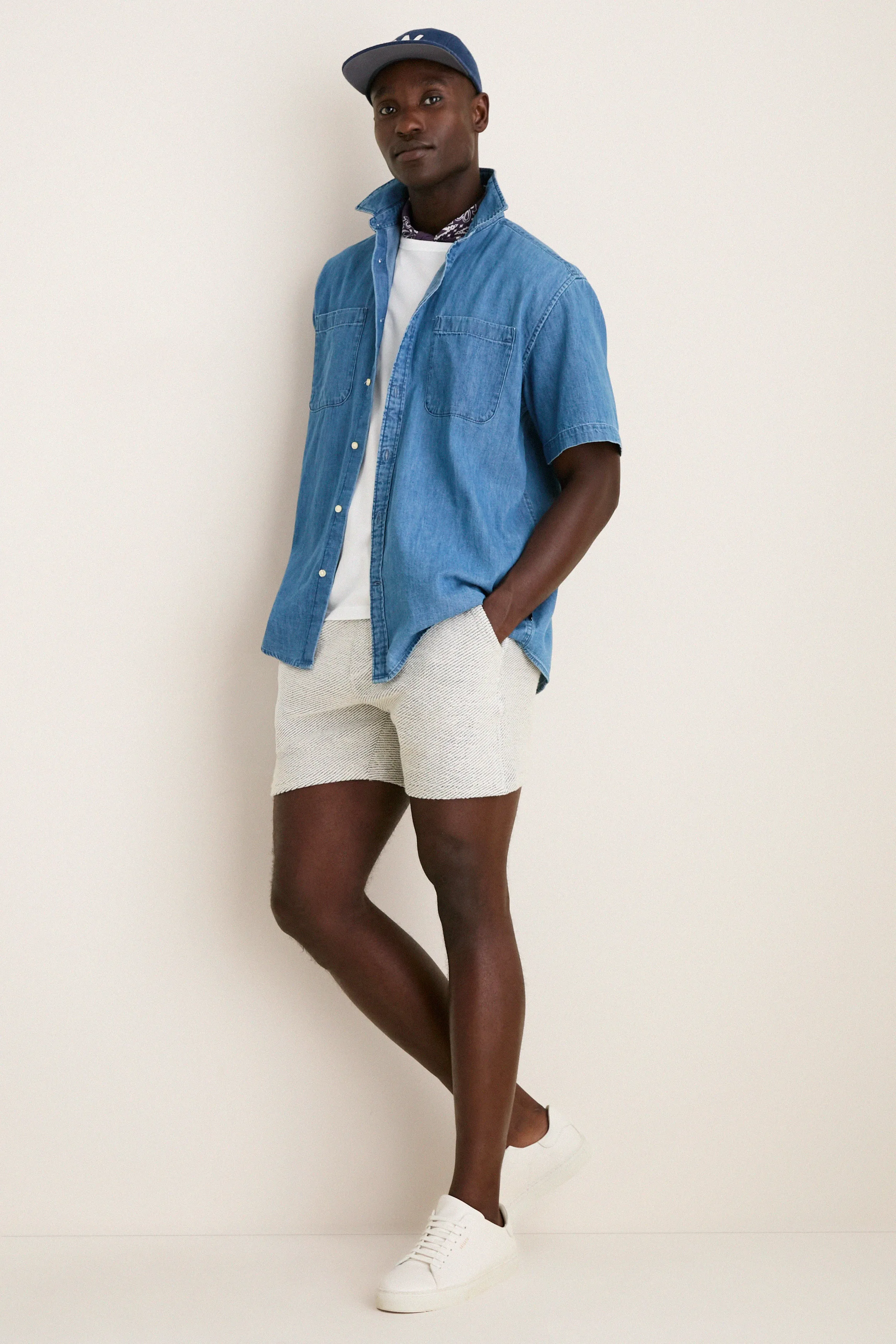 White Navy Portolo Beach Short sold by Tuckernuck product image thumbnail 2