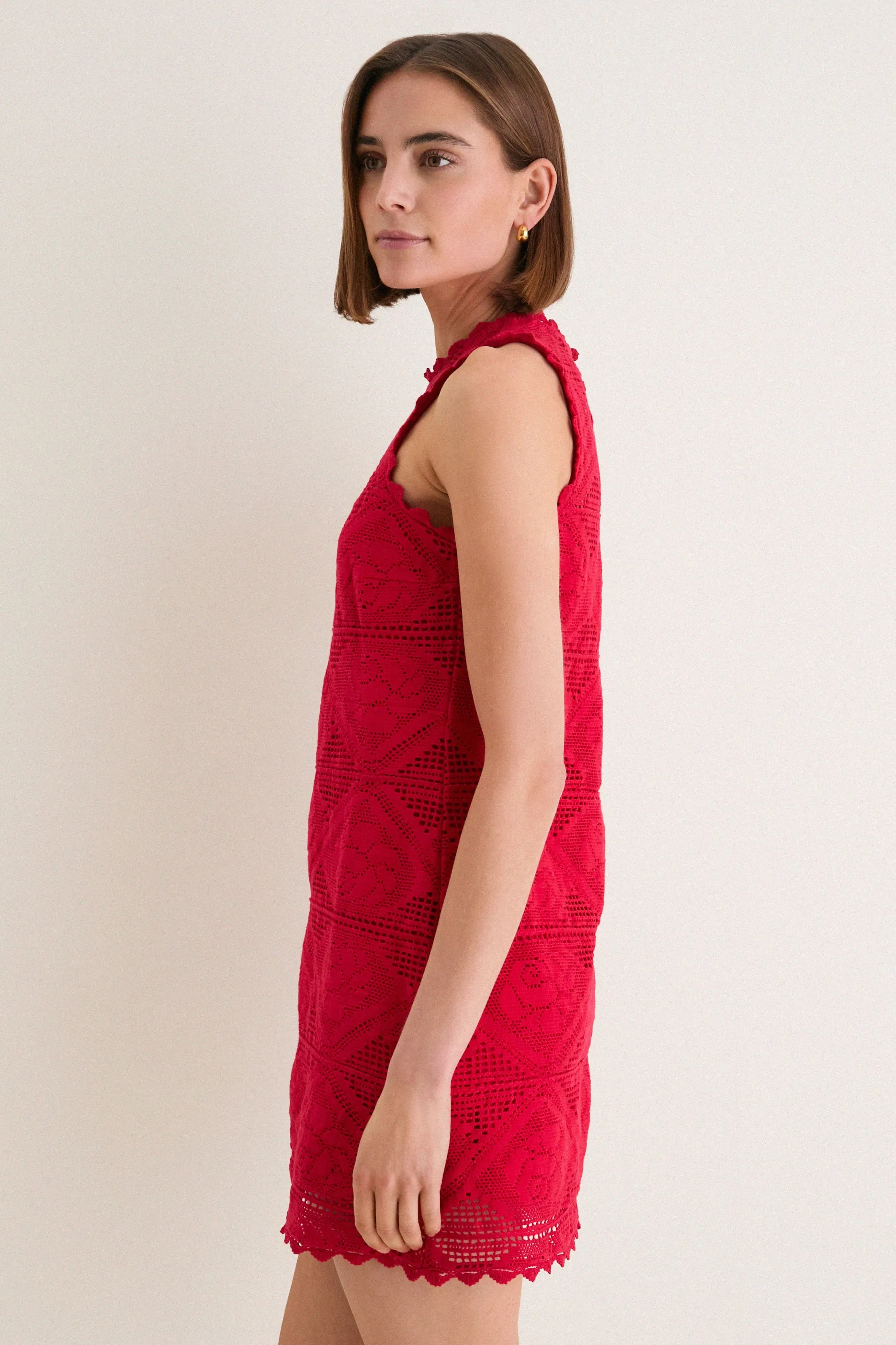 Tango Red Irene Mini Dress sold by Tuckernuck product image thumbnail 3