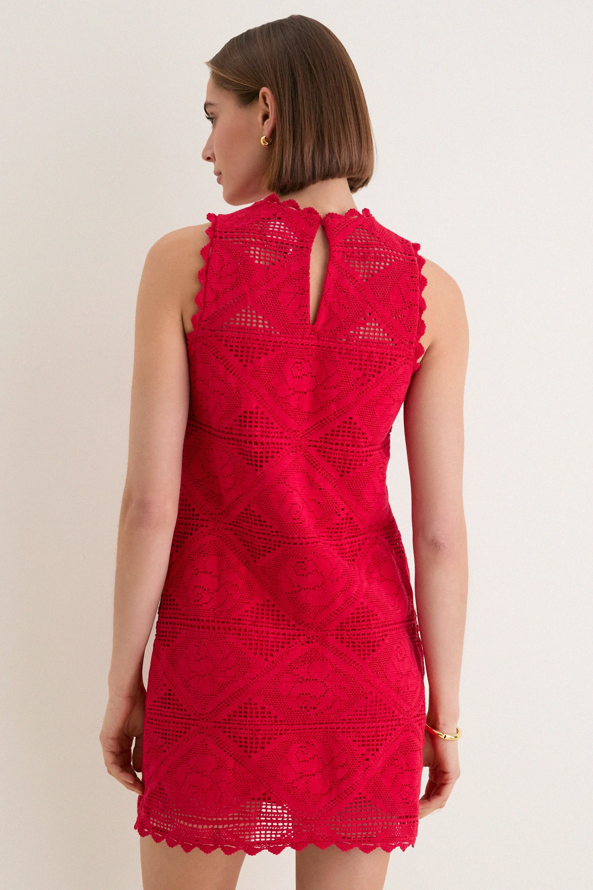 Tango Red Irene Mini Dress sold by Tuckernuck product image thumbnail 4