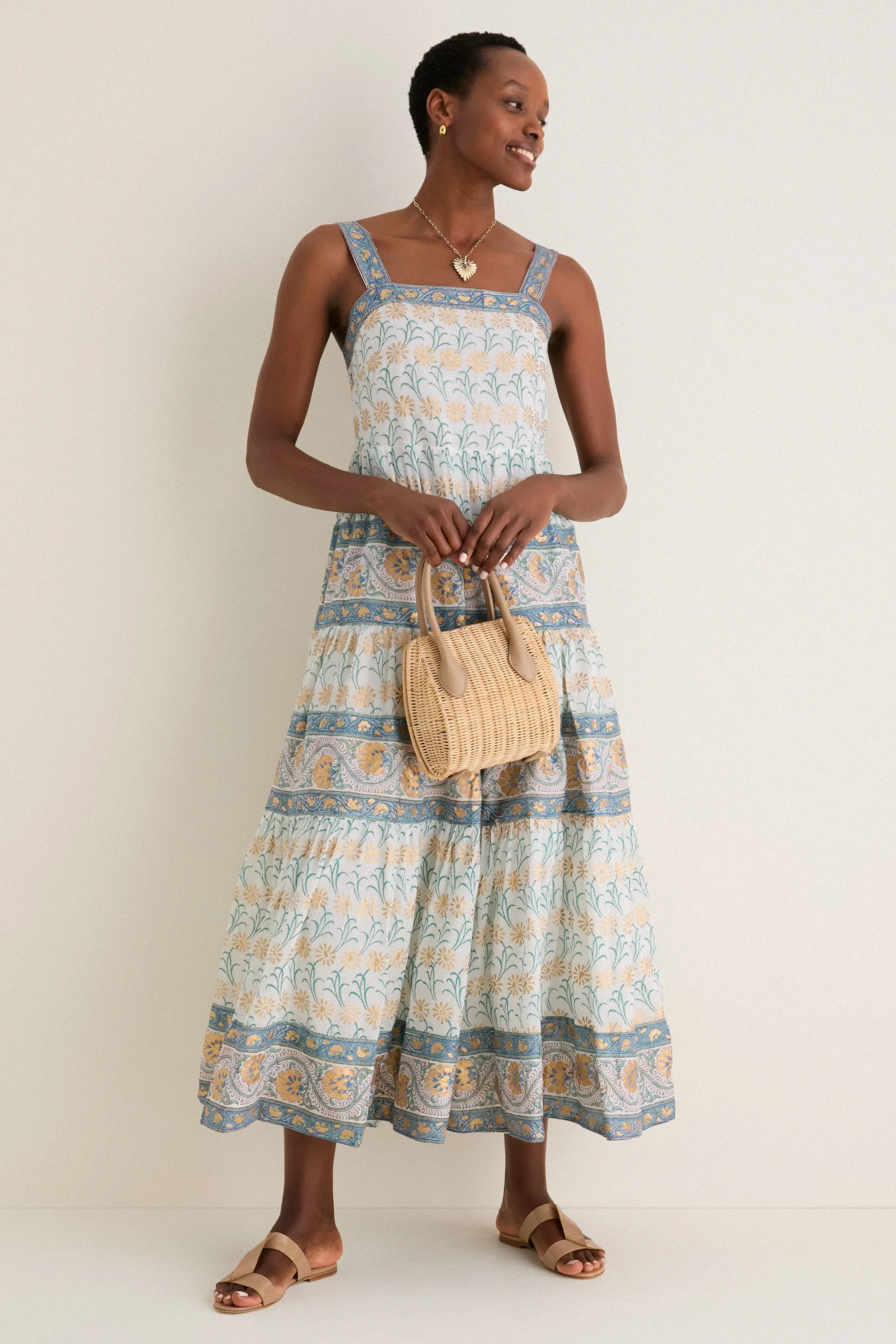 Natural Wicker Wave Top Handle Bag sold by Tuckernuck product image thumbnail 3