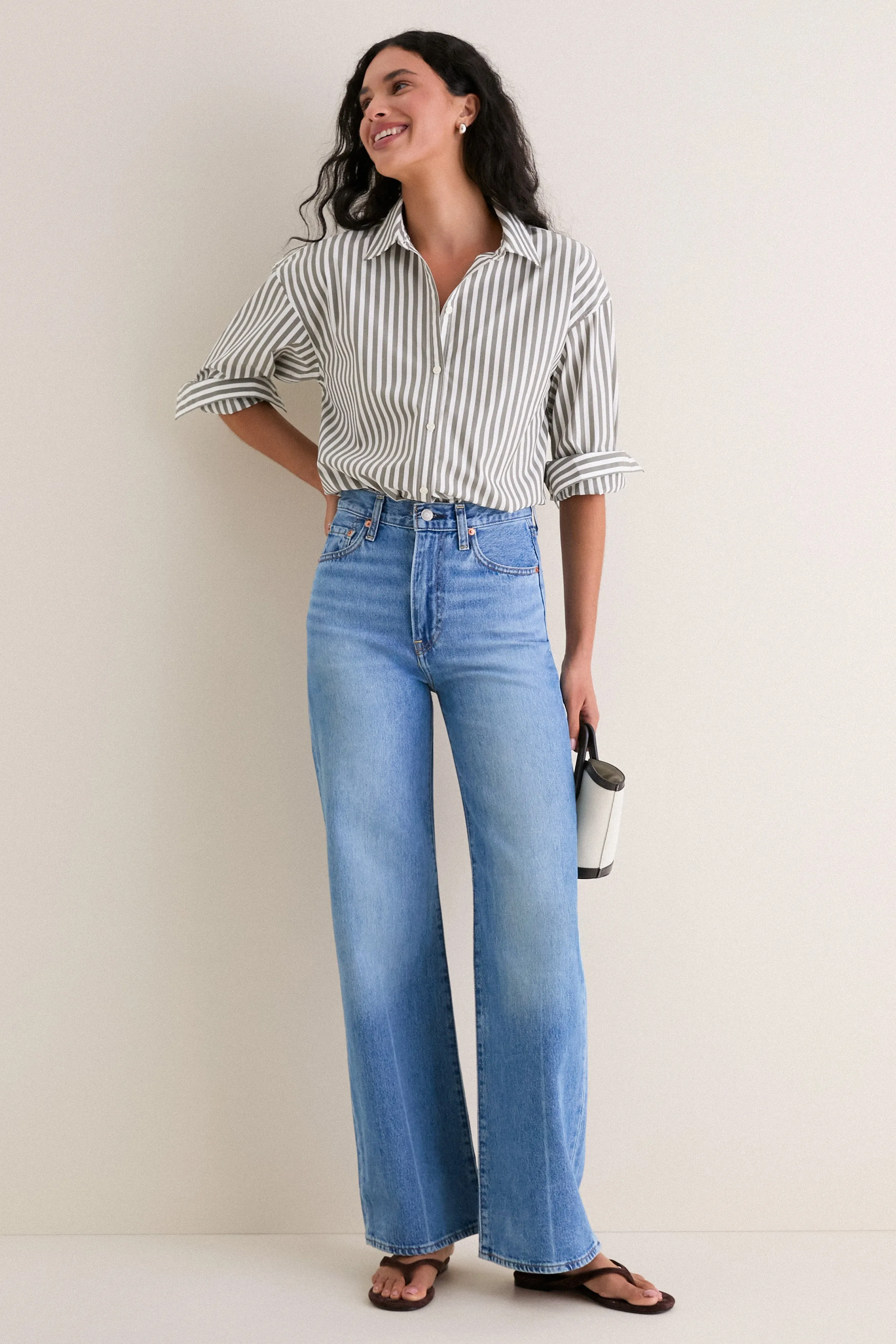 Not the Same Ribcage Wide Leg H223 Jean sold by Tuckernuck product image thumbnail 2