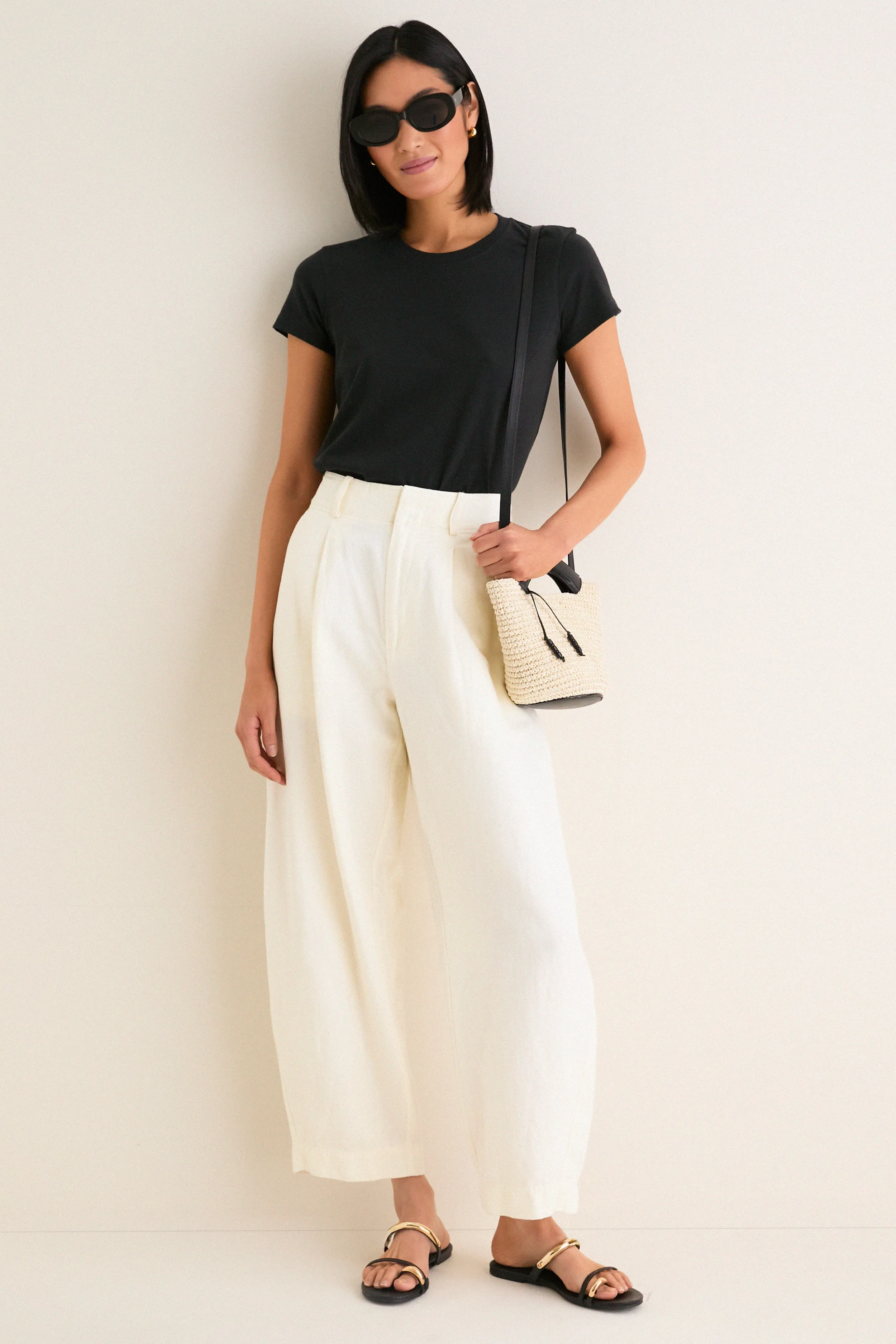 Black Natural Fique Small Shopper sold by Tuckernuck product image thumbnail 4