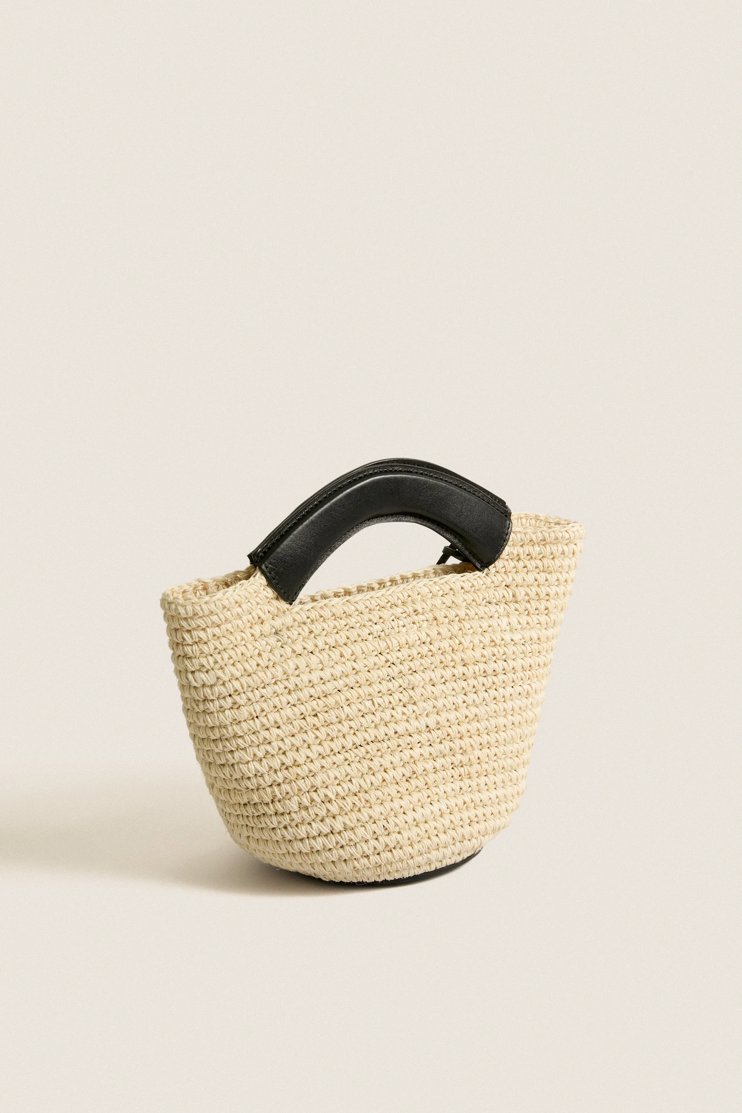 Black Natural Fique Small Shopper sold by Tuckernuck product image thumbnail 5