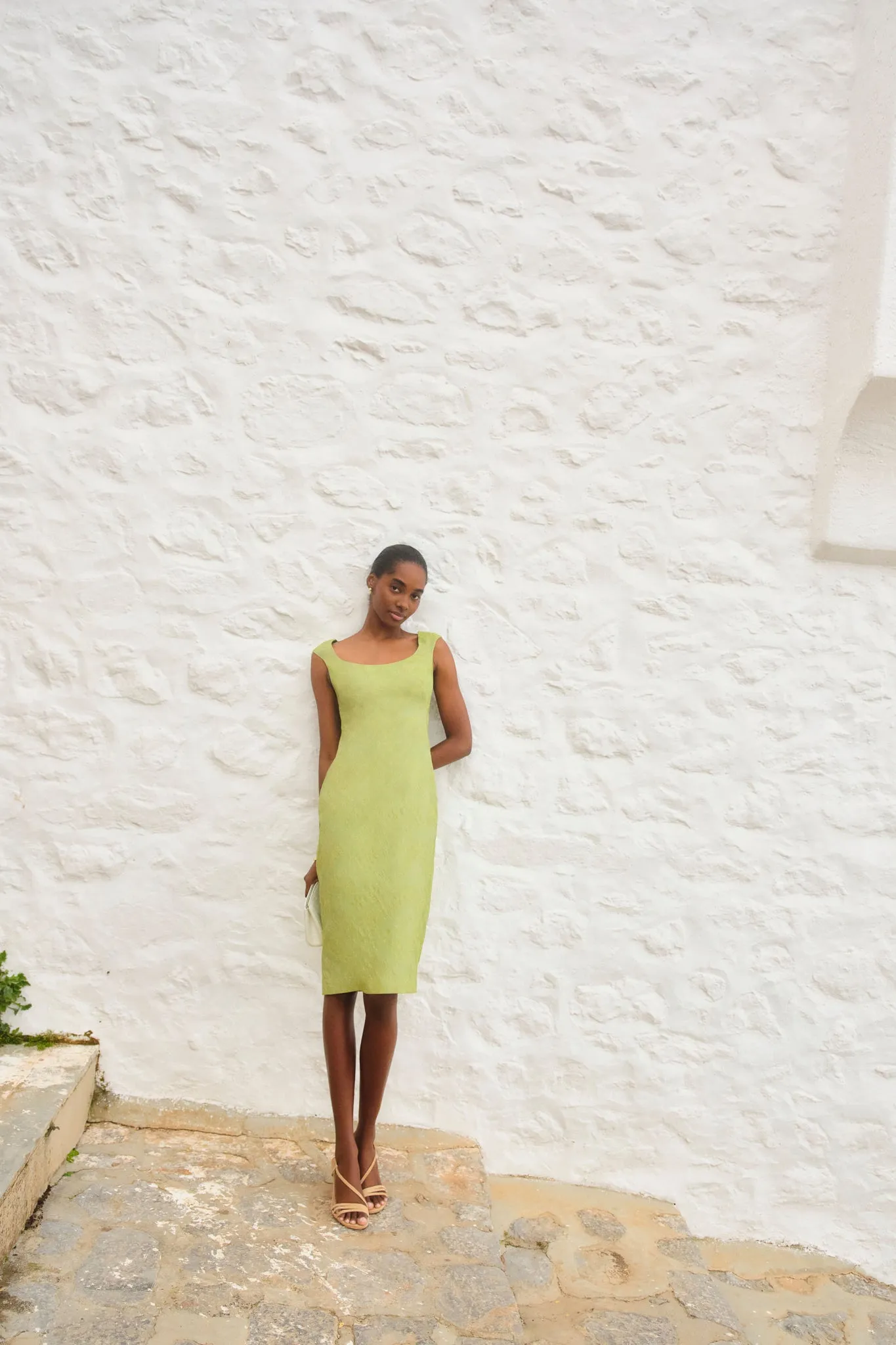 Tuileries Vine Stretch Jacquard Romy Midi Dress sold by Tuckernuck product image thumbnail 2