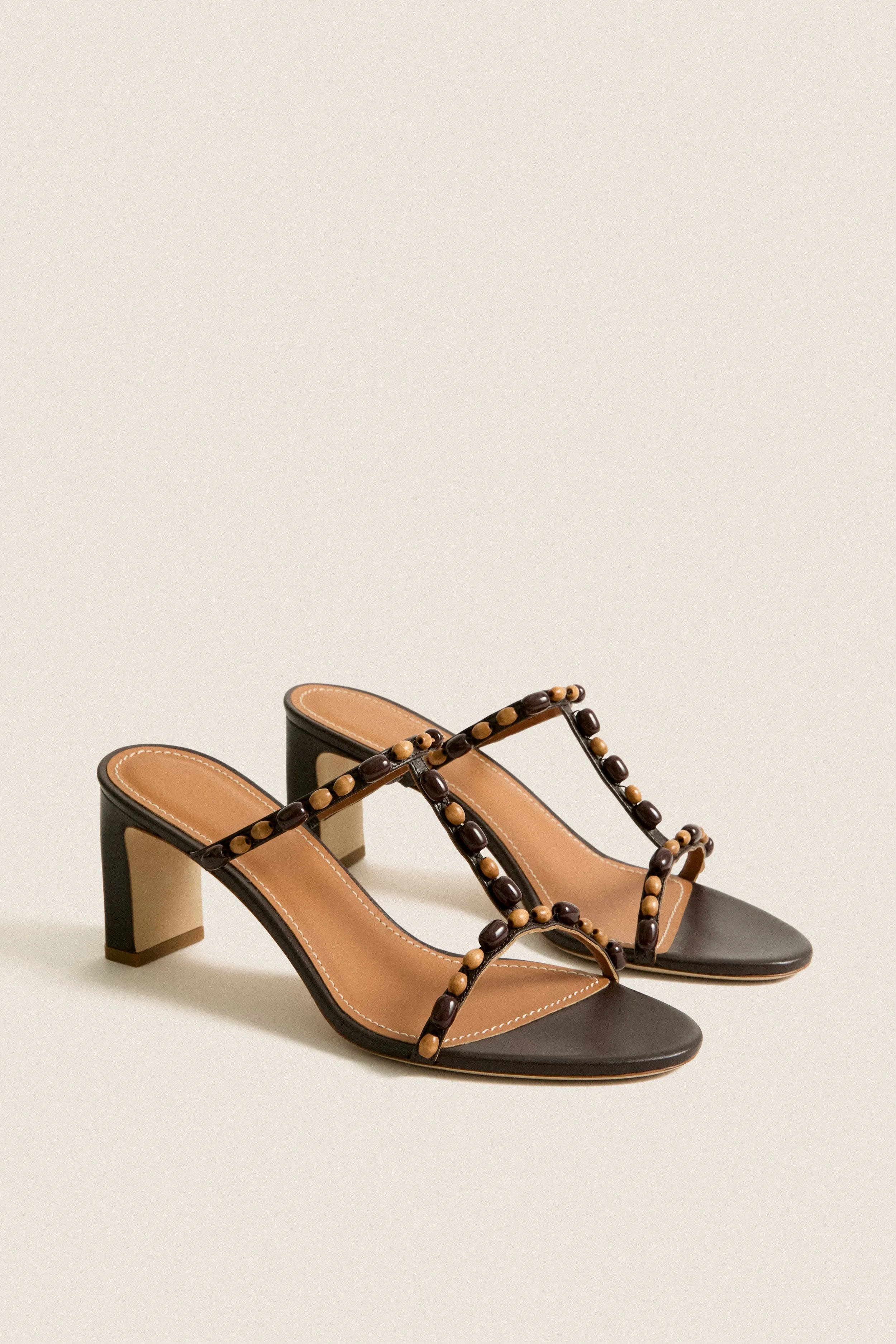 Wood Beads Talita Heel sold by Tuckernuck product image thumbnail 4