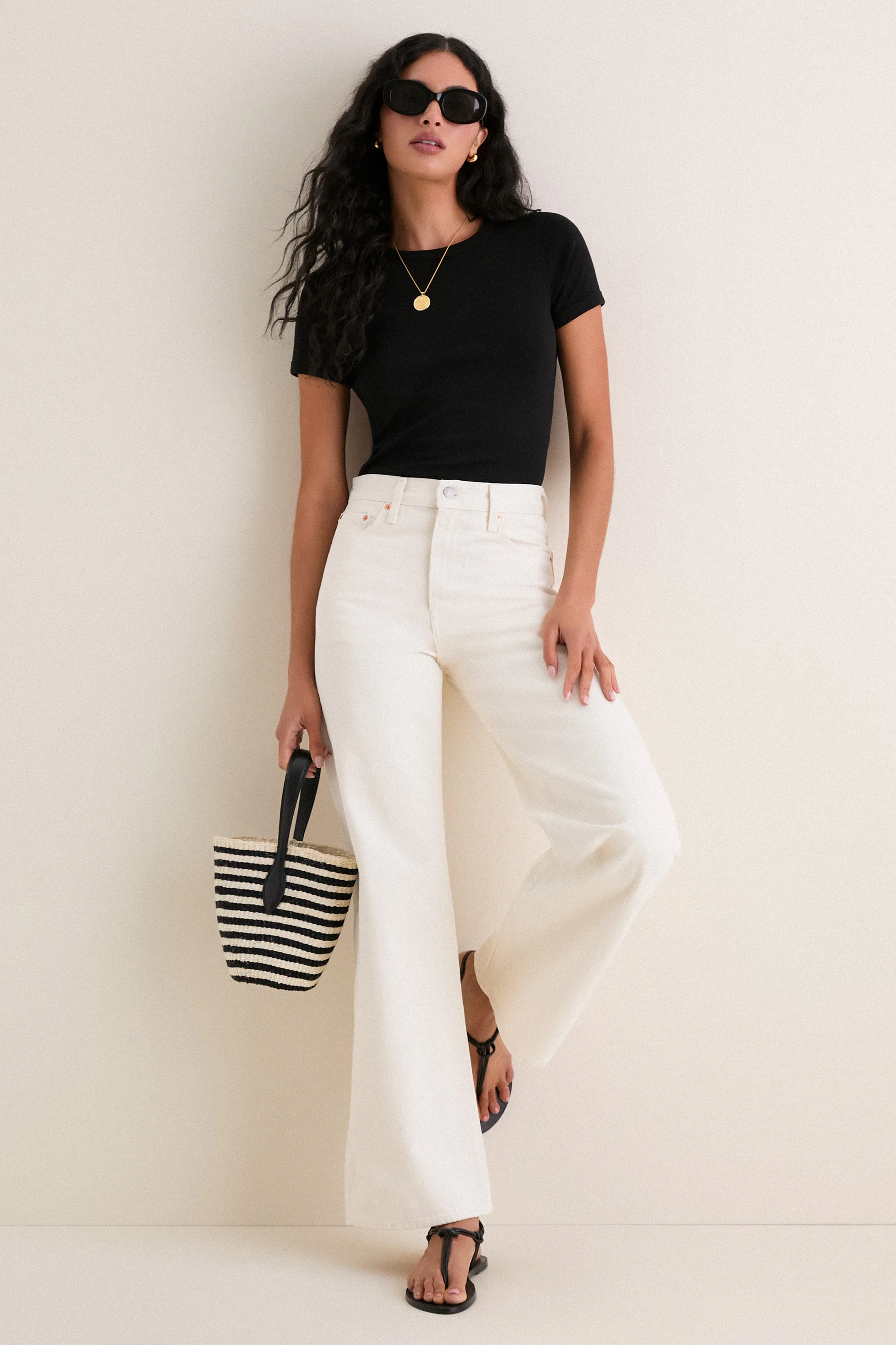 Barely Freezing Ribcage Wide Leg H223 Jean sold by Tuckernuck product image thumbnail 2