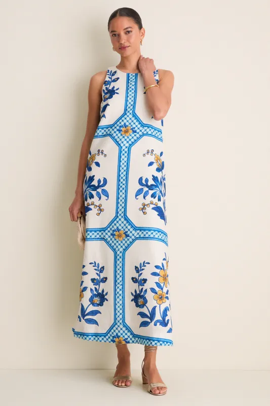 Amalfi Tile Portia Dress made by Tuckernuck
