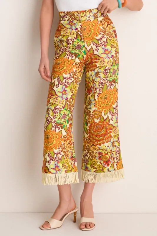 Multi Lana Flare Pants made by Alemais