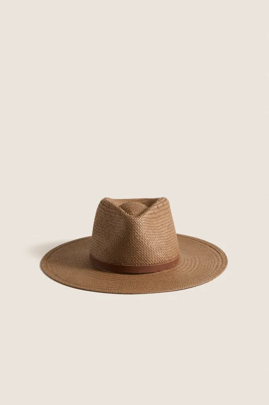 Brown Sherman Hat made by Janessa Leone