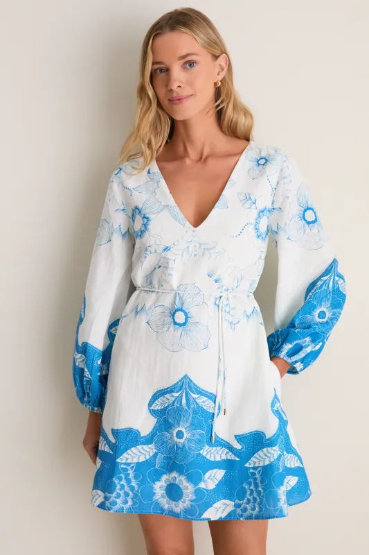 Celestia Print Noemie Mini Dress made by Cleobella