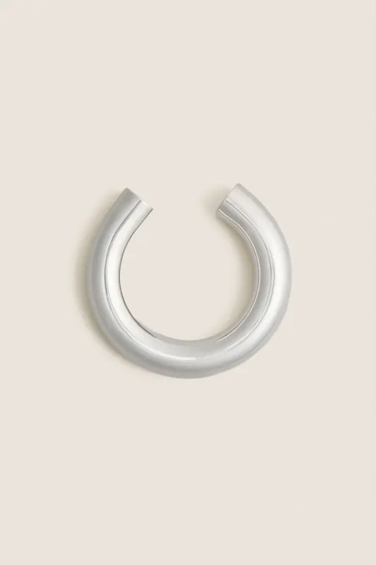 Silver Swell Bangle made by Tuckernuck