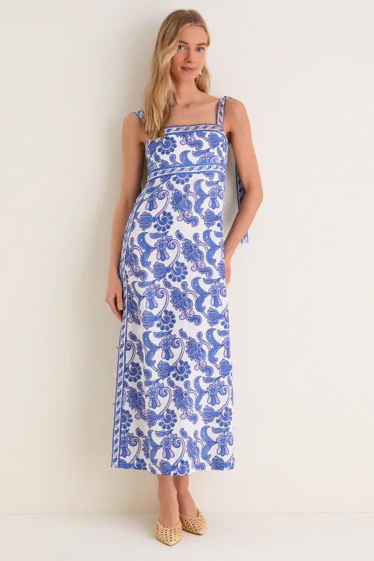 Brocade Azul Tali Maxi Dress made by Tuckernuck