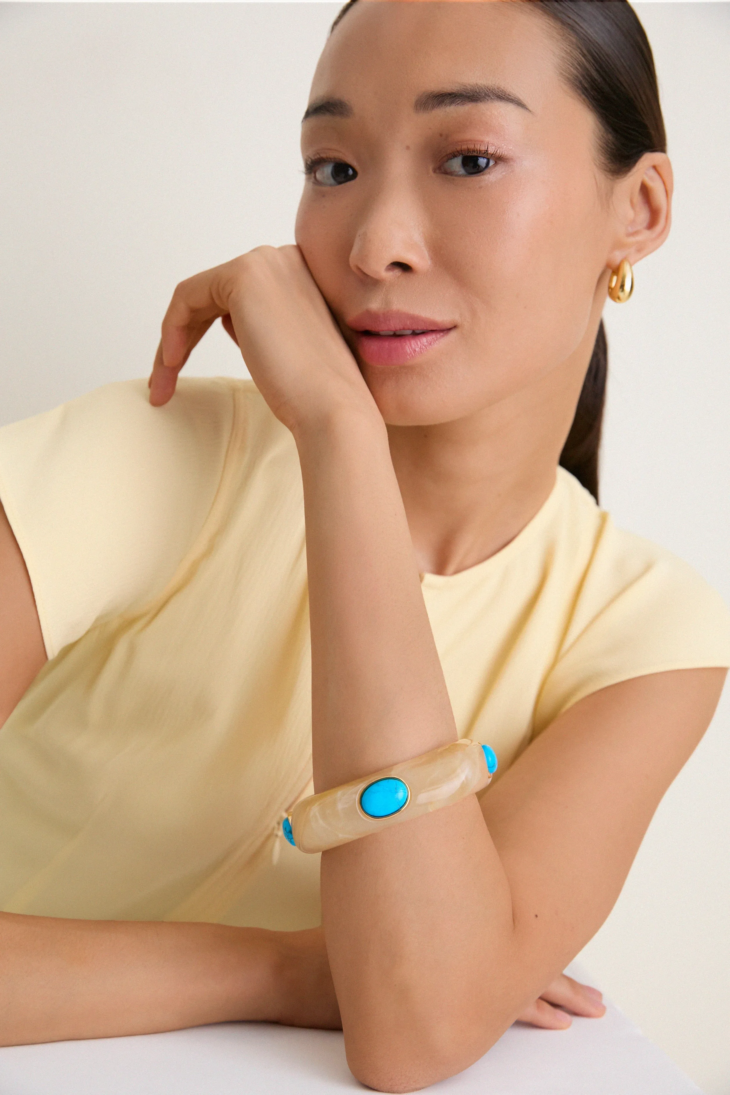 Turquoise Rio Cuff Bracelet sold by Tuckernuck product image thumbnail 2