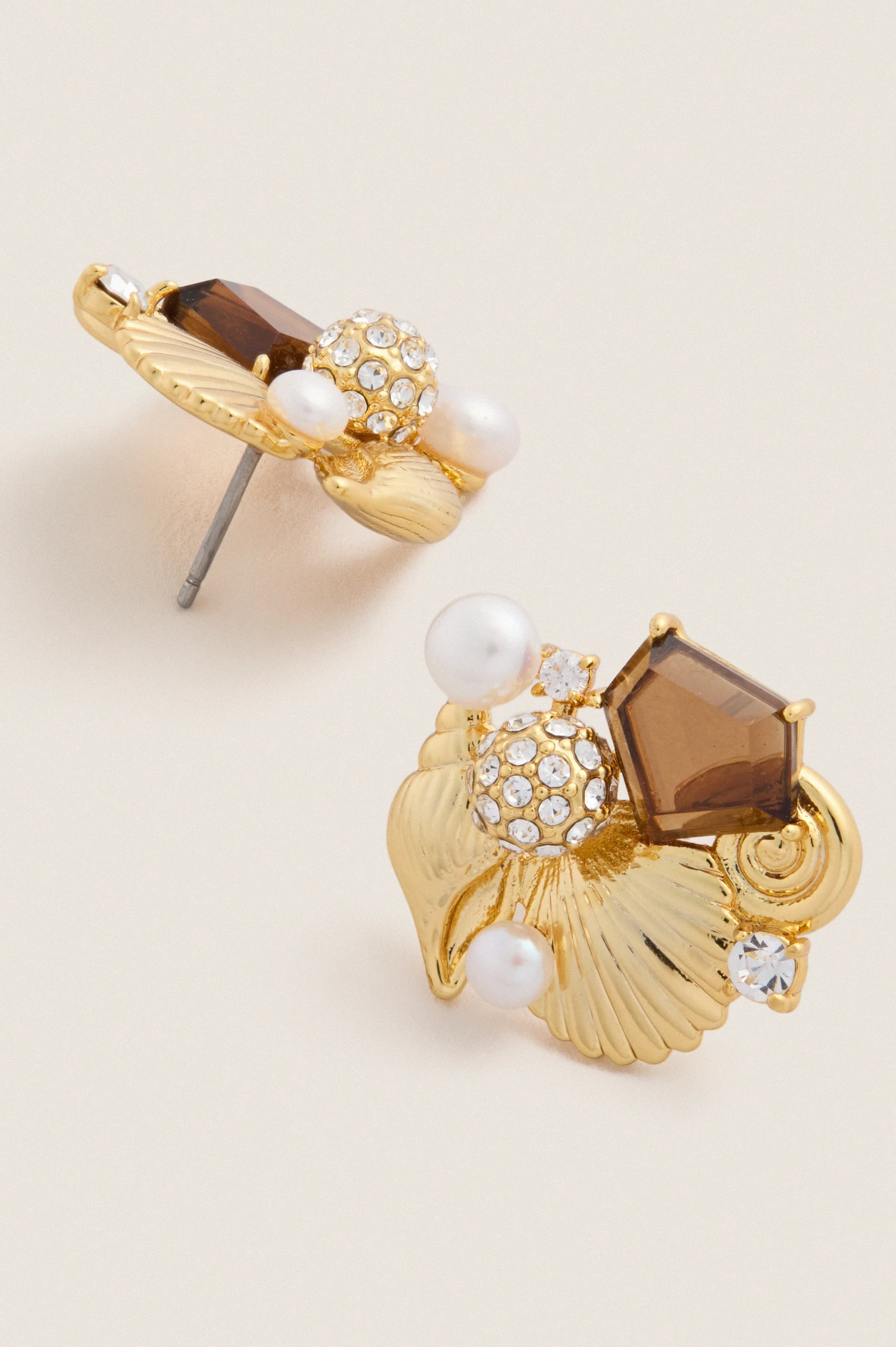 Gold Majolica Earrings sold by Tuckernuck product image thumbnail 4