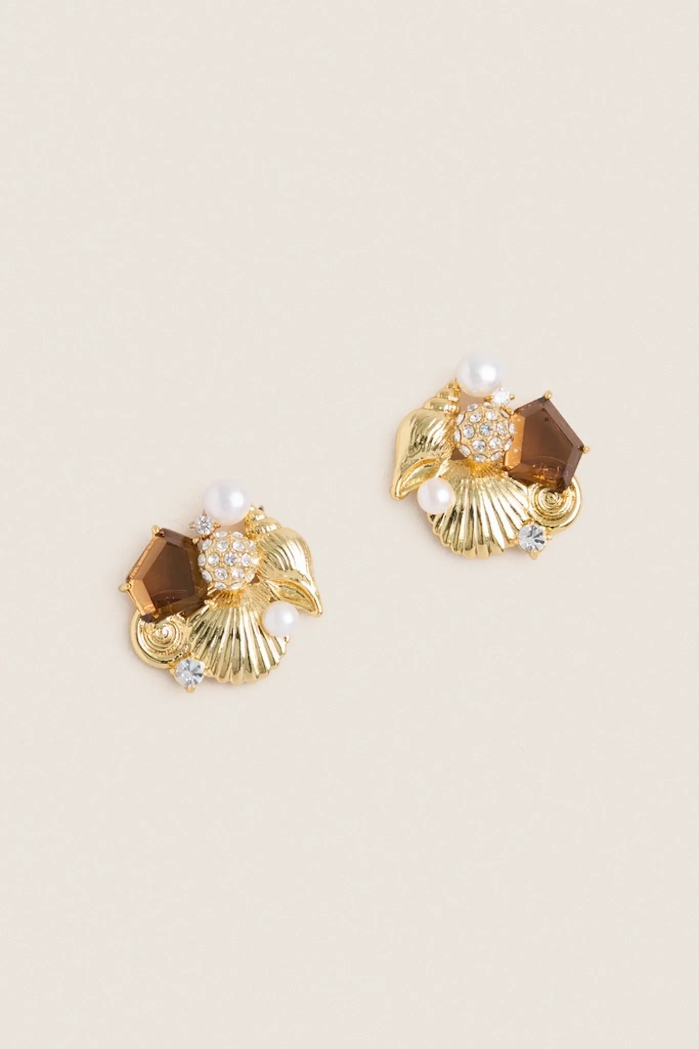 Gold Majolica Earrings sold by Tuckernuck