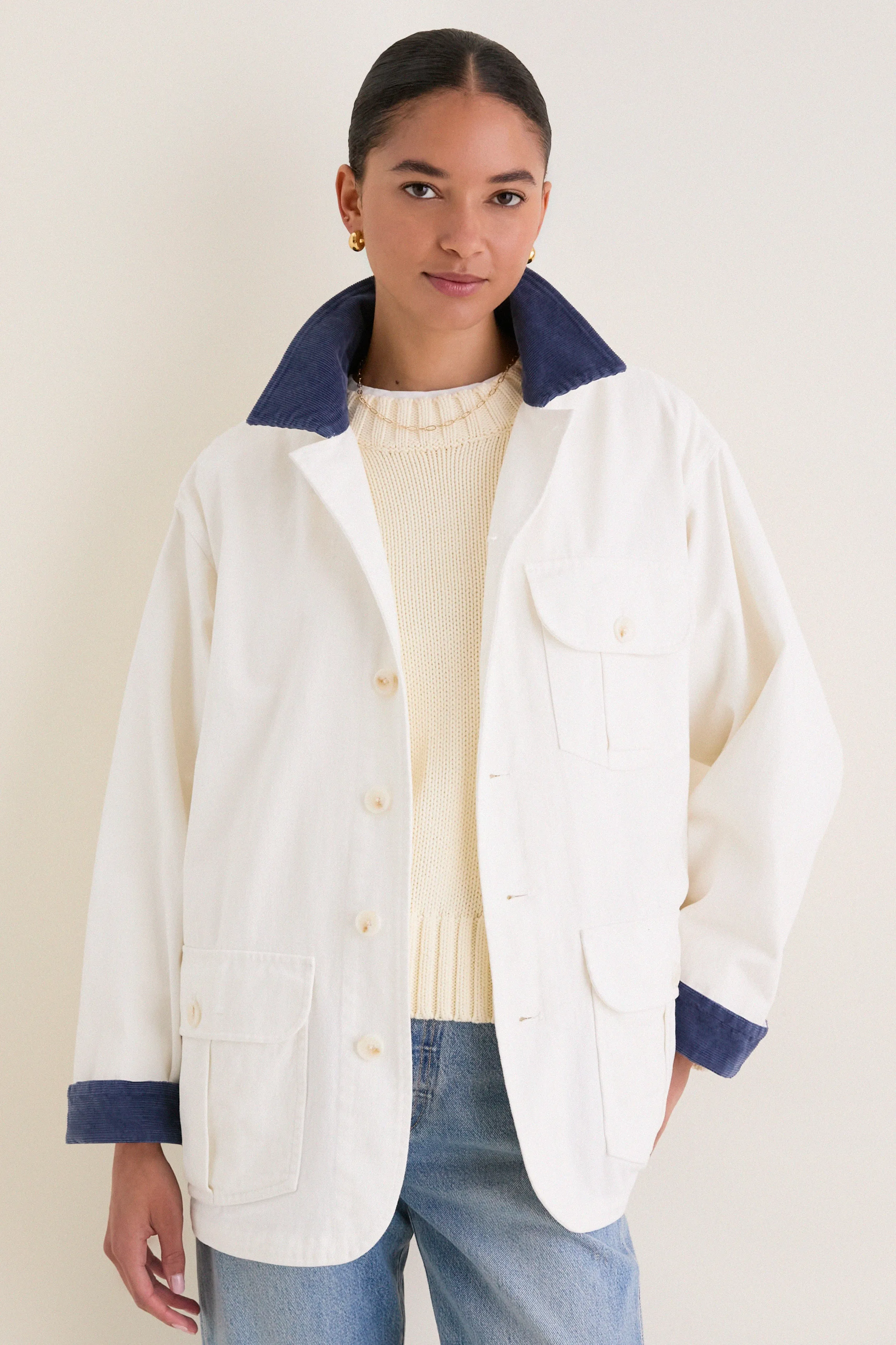 White Bunny Barn Jacket sold by Tuckernuck