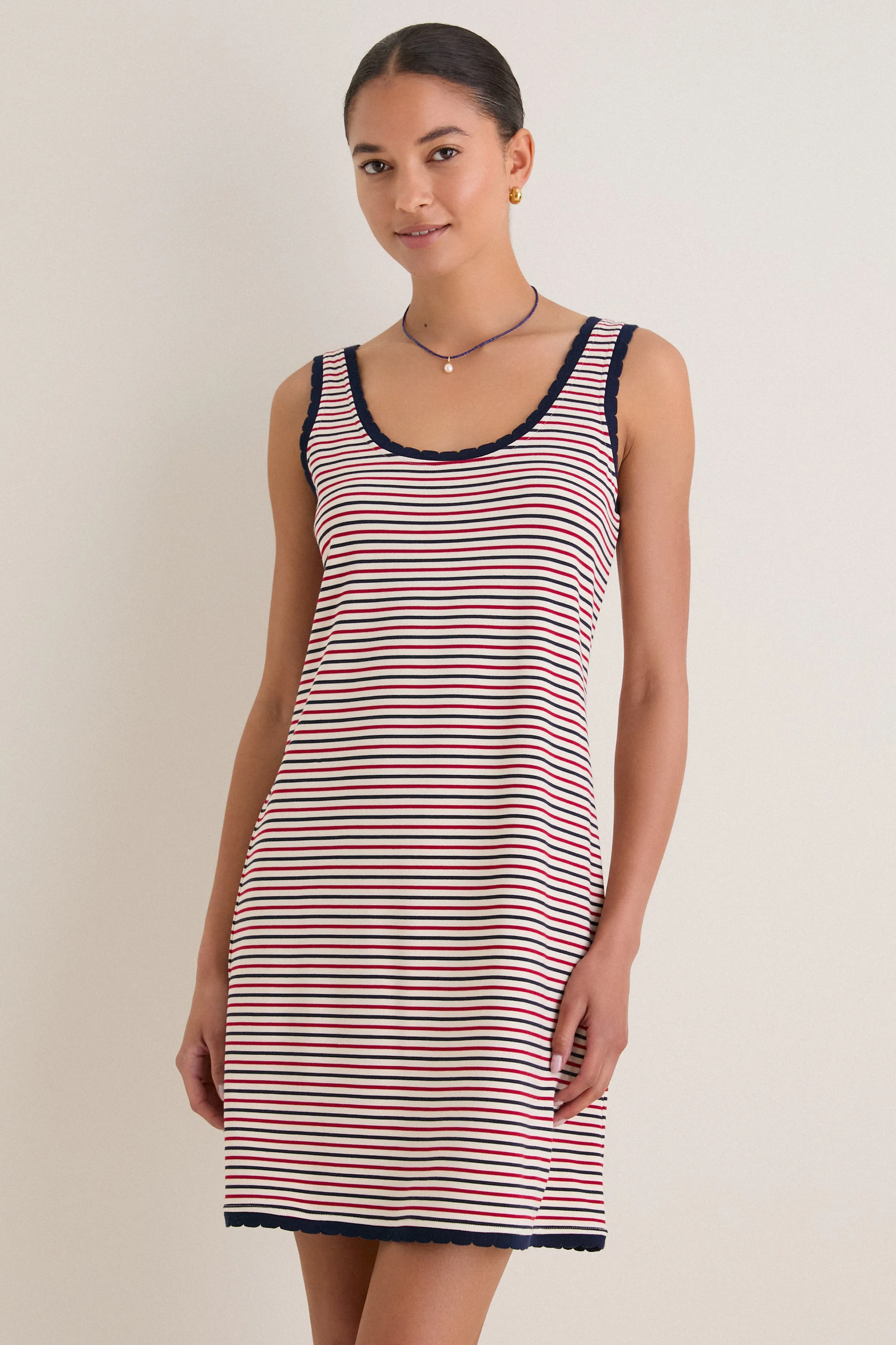 Fairgrounds Stripe Knit Lowe Mini Dress sold by Tuckernuck
