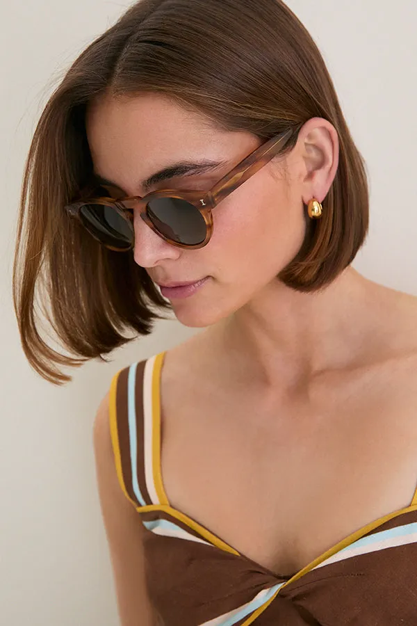 Teak and Olive Leonard Sunglasses sold by Tuckernuck product image thumbnail 2