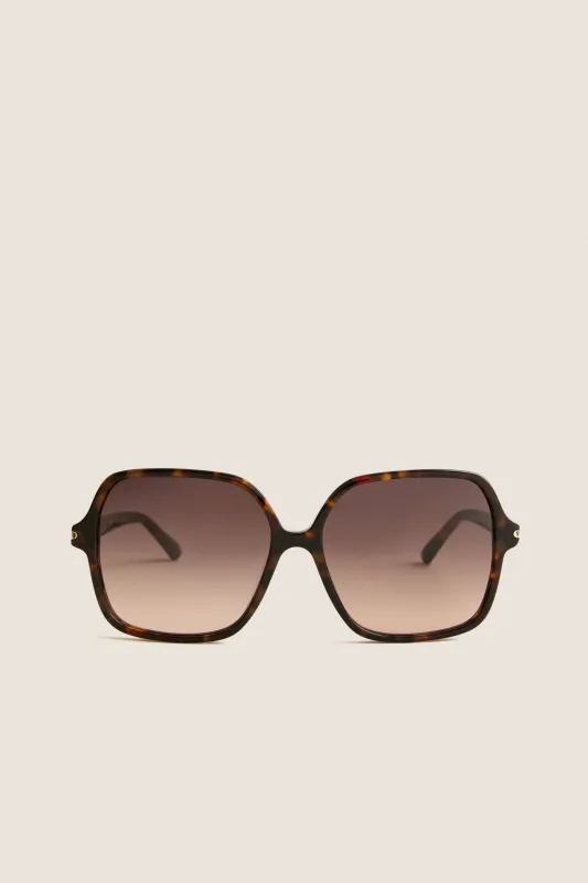 Neutral Tort Press Tour Sunglasses made by Quay Australia