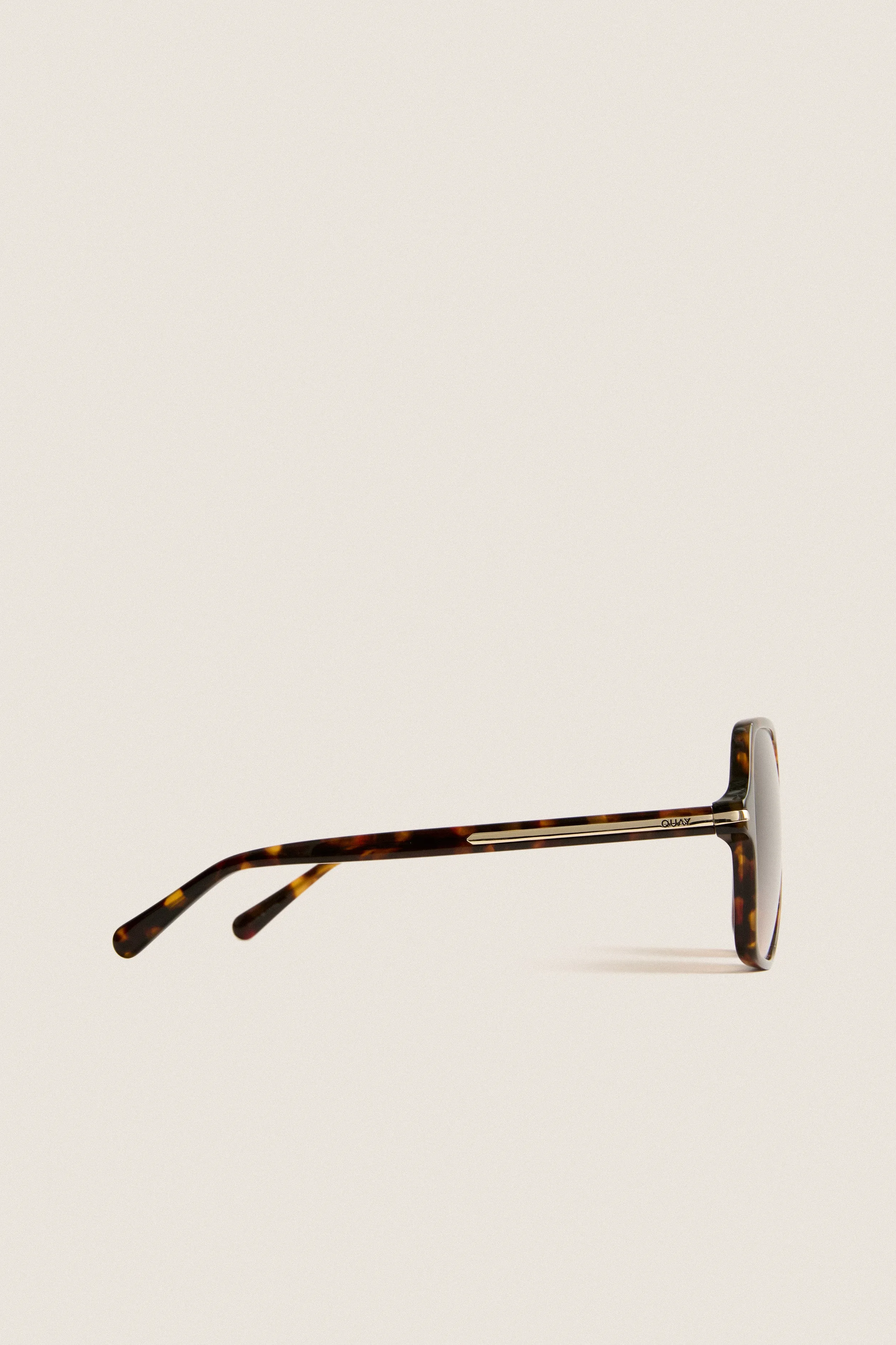Neutral Tort Press Tour Sunglasses sold by Tuckernuck product image thumbnail 4