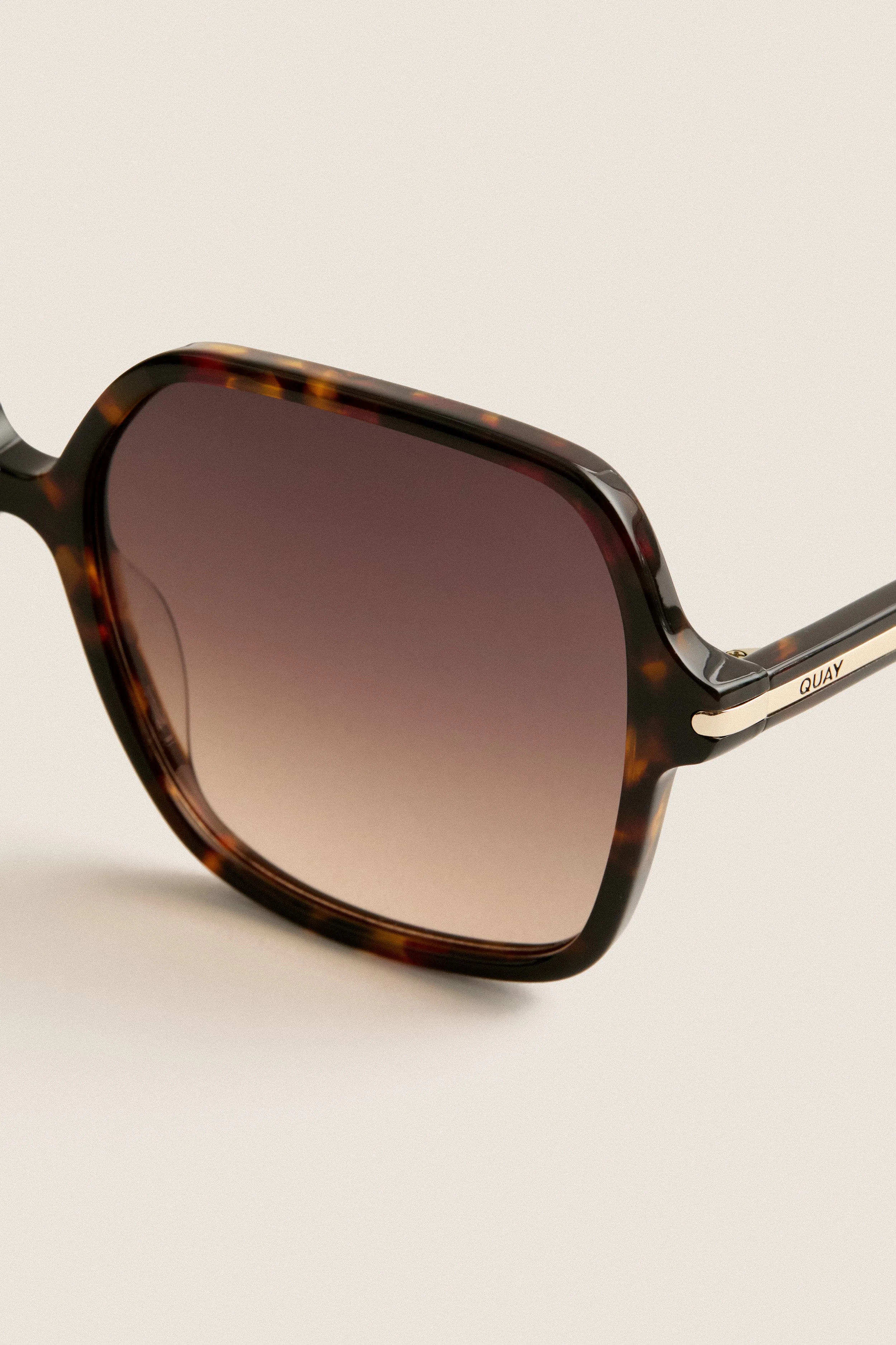 Neutral Tort Press Tour Sunglasses sold by Tuckernuck product image thumbnail 5